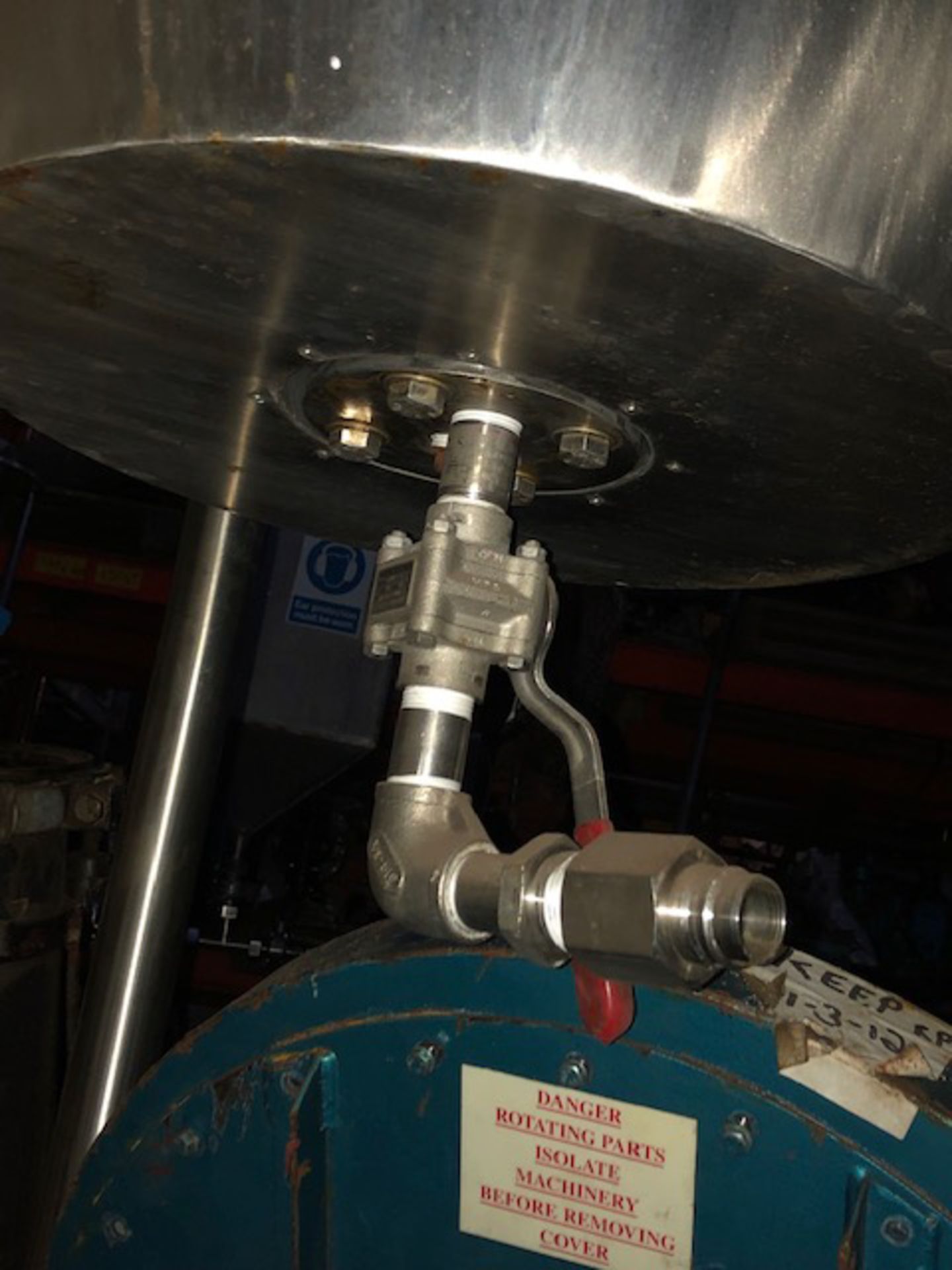 S/S VERTICAL JACKETED PRESSURE/ VACUUM VESSELL - Image 2 of 3