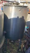 STAINLESS STEEL JACKETED MIXING VESSELL