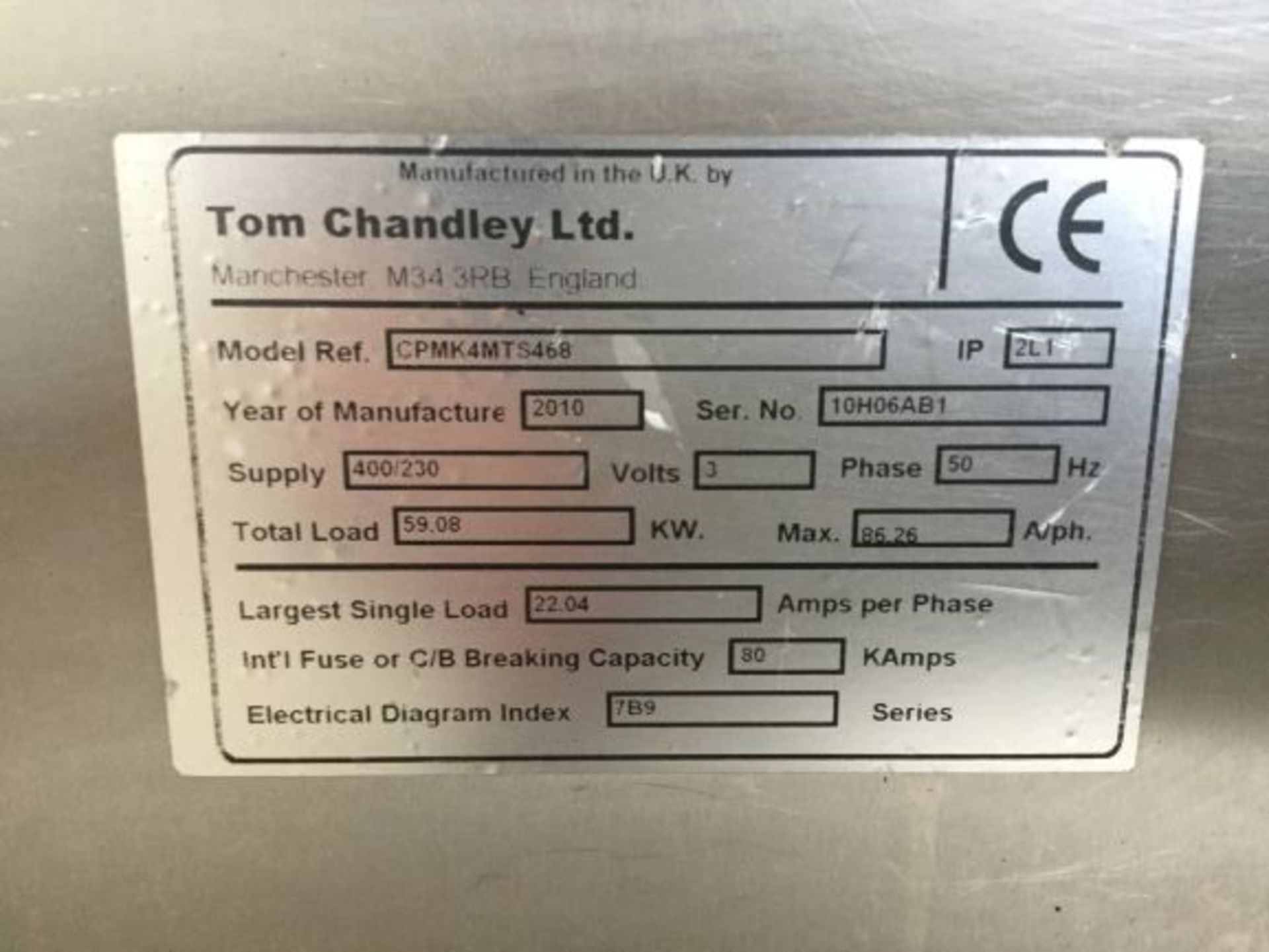 TOM CHANDLEY ELECTRIC OVEN - Image 6 of 6