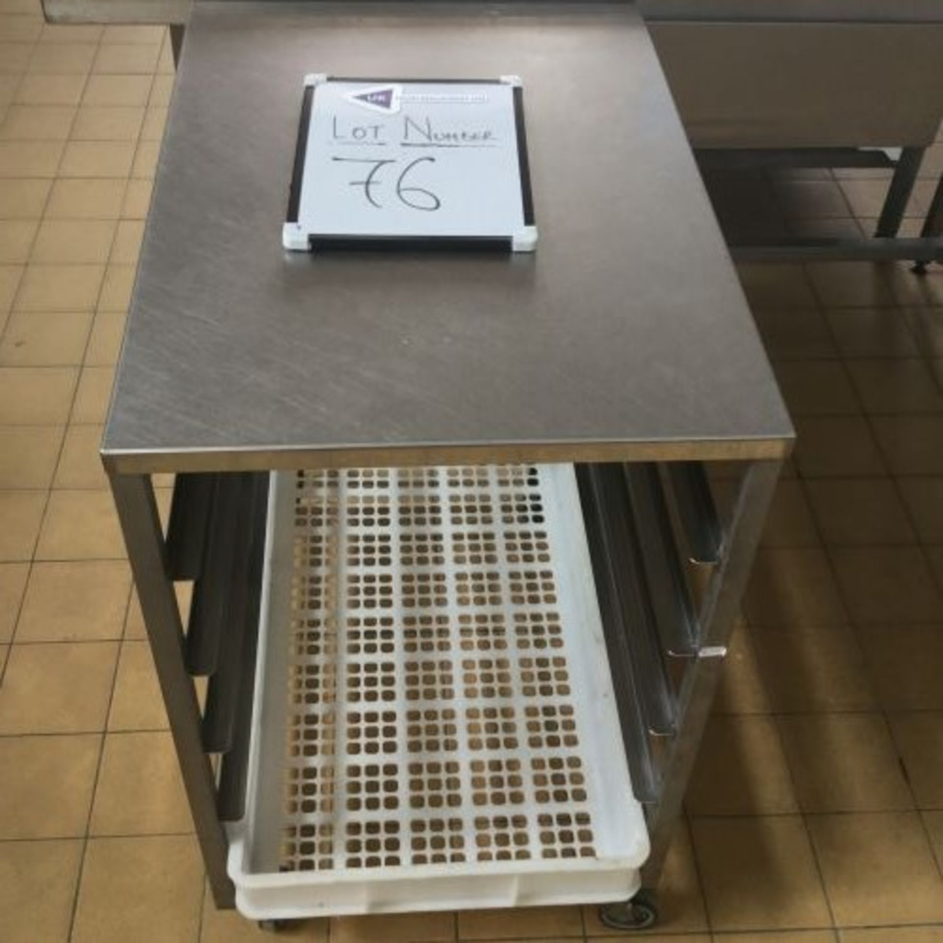 STAINLESS STEEL TROLLEY