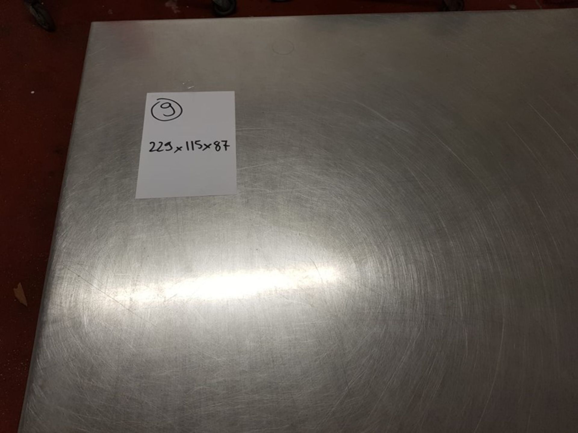 STAINLESS STEEL TABLE - Image 2 of 2