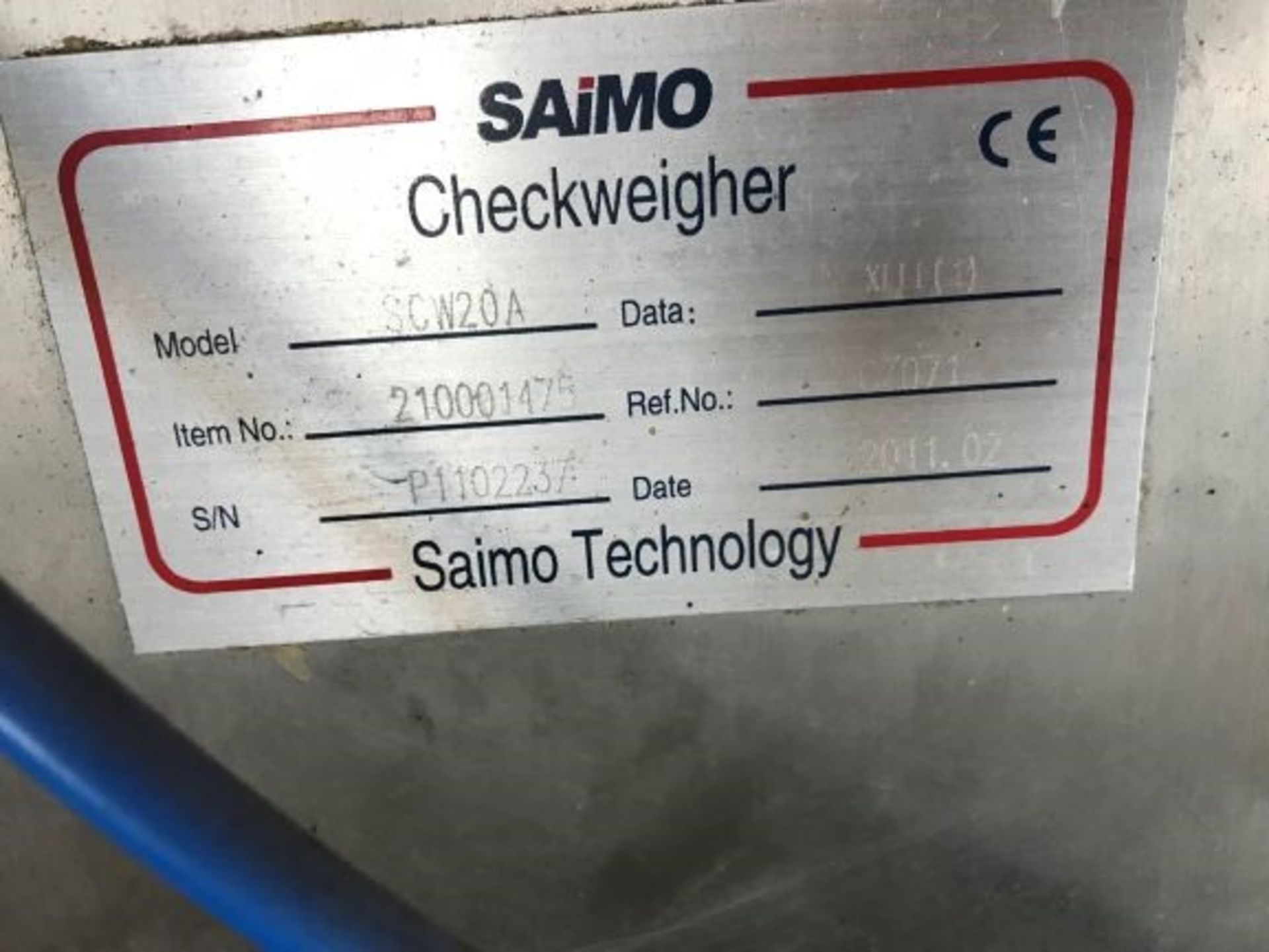SAIMO CHECKWEIGHER - Image 3 of 4