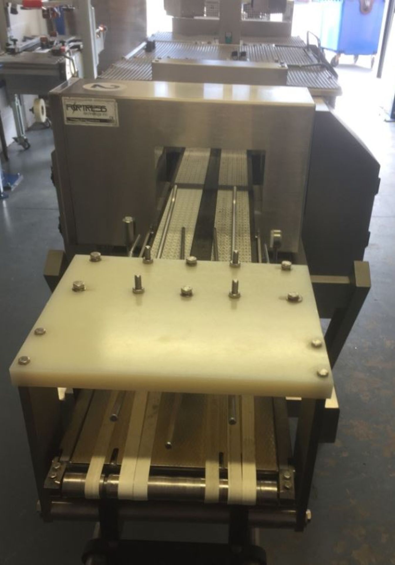 WARD-BEKKER TWIN CHECK-WEIGHER/METAL DETAL DETECTOR WITH FORTRESS METAL DETECTOR AND CONVEYORS - Image 11 of 20