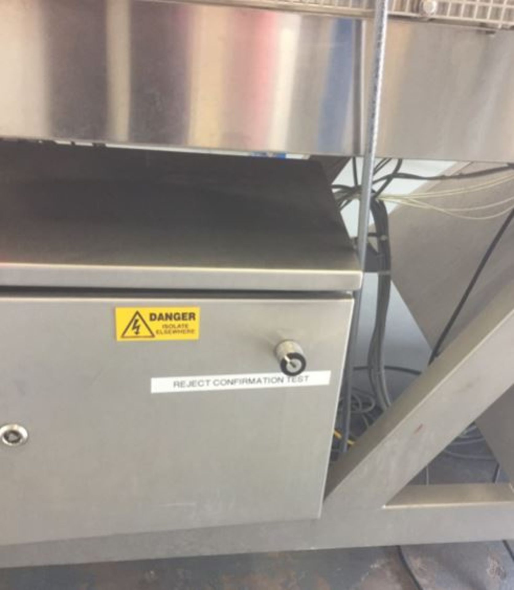 WARD-BEKKER TWIN CHECK-WEIGHER/METAL DETAL DETECTOR WITH FORTRESS METAL DETECTOR AND CONVEYORS - Image 18 of 20