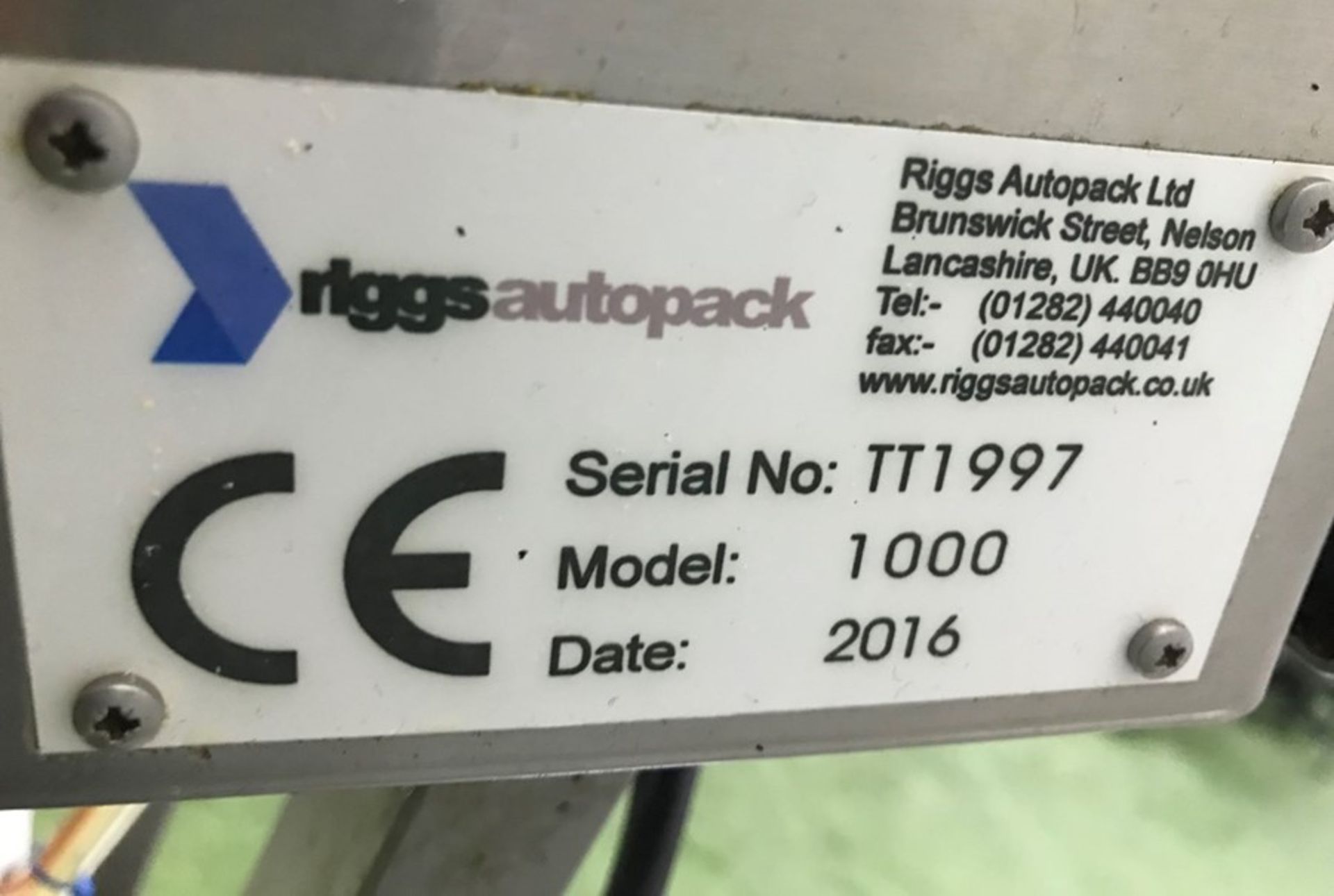 RIGGS AUTOPACK FILLER AND PUMP - Image 9 of 9