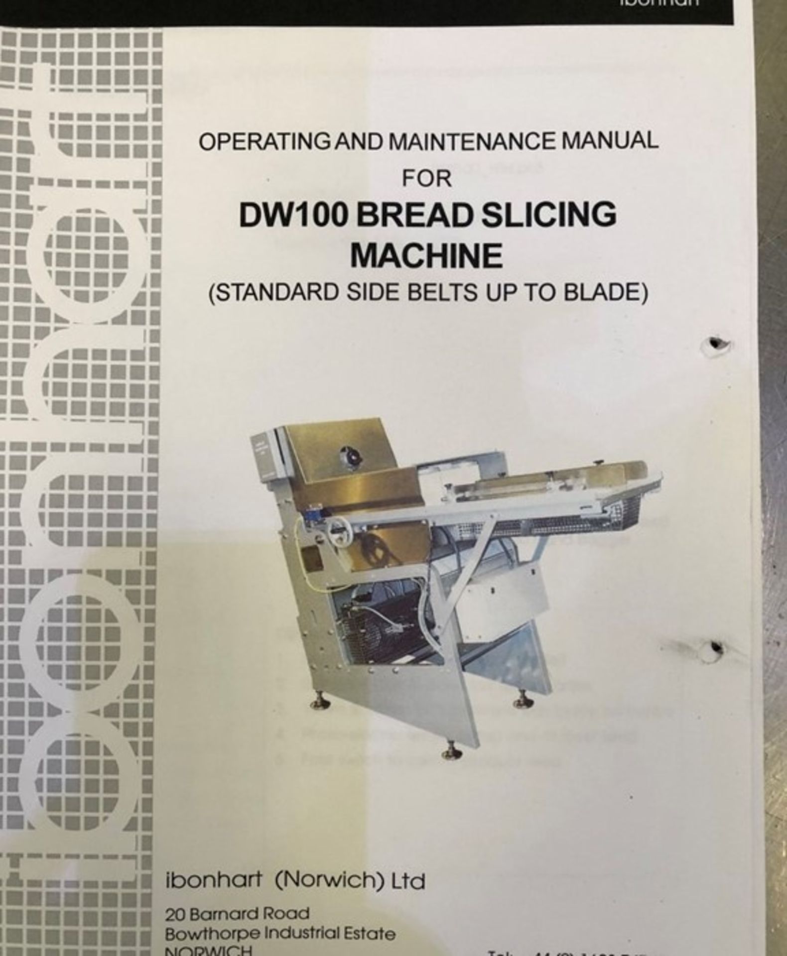 IBONHART BREAD SLICING MACHINE - Image 11 of 12