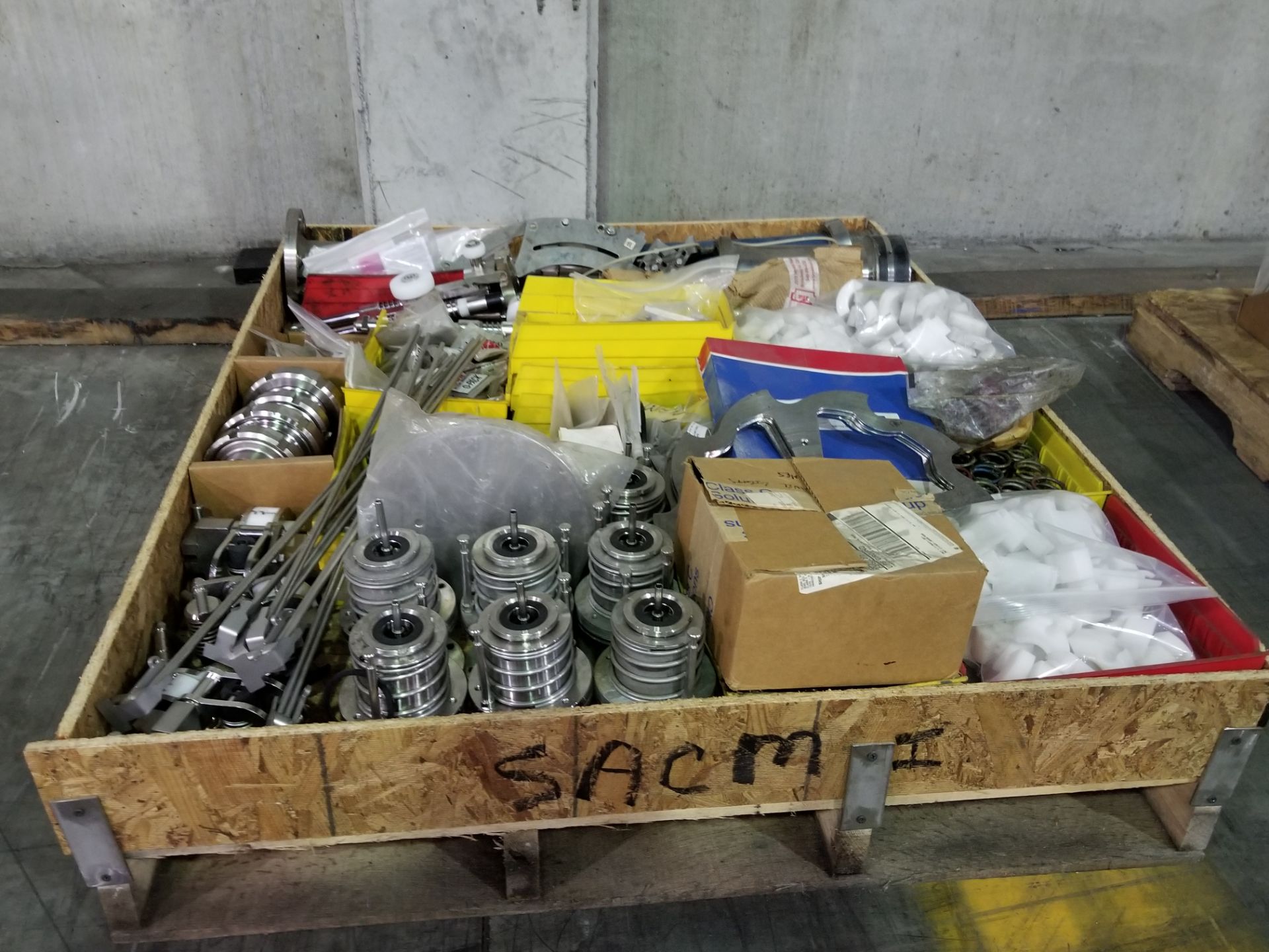 Pallet of Spare Parts - Sacmi TriBlock