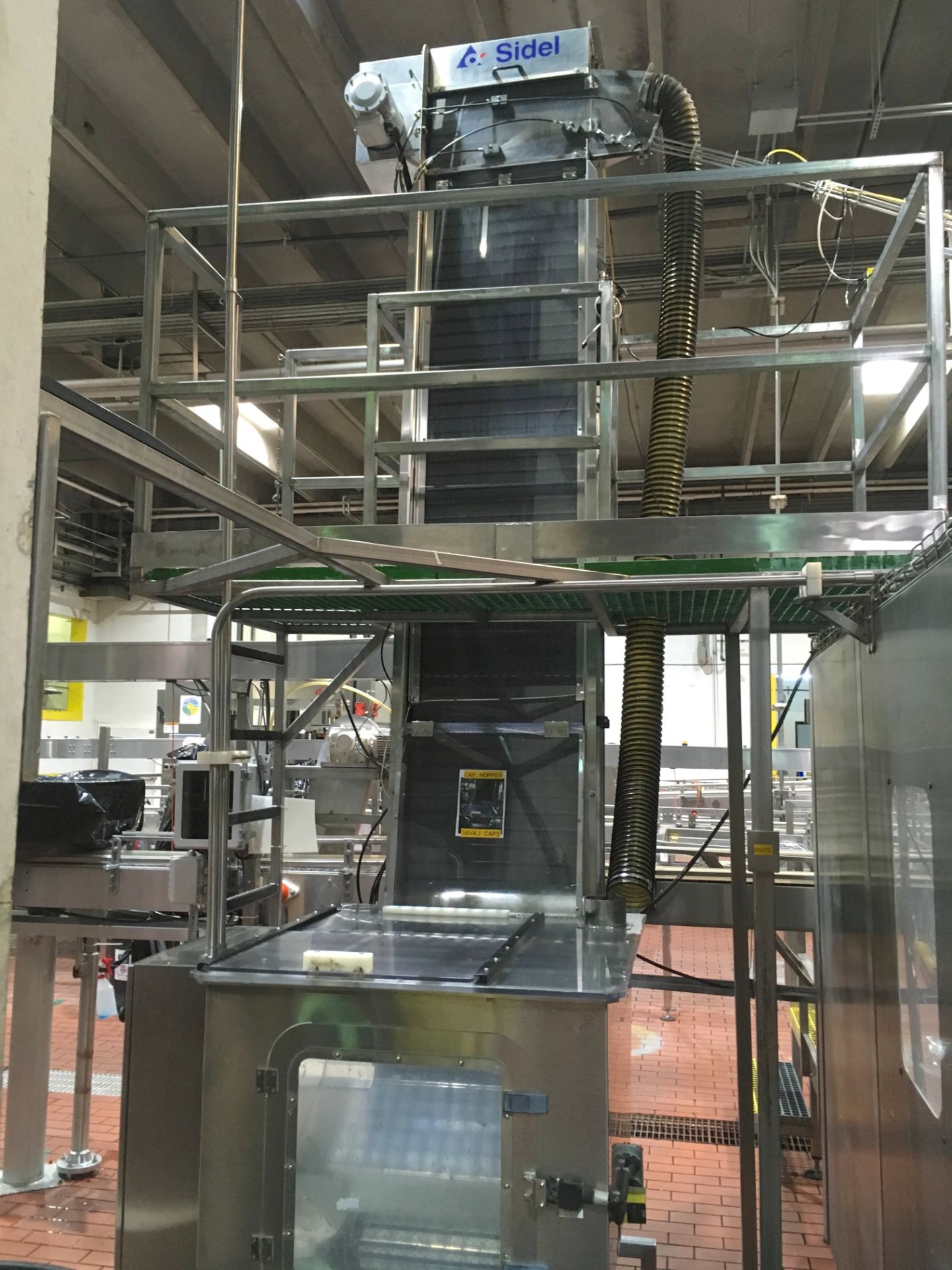 2007 Sidel Waterfall Cap Feeder/Sorter; Model: CF20-24, Serial: A00645/C270128