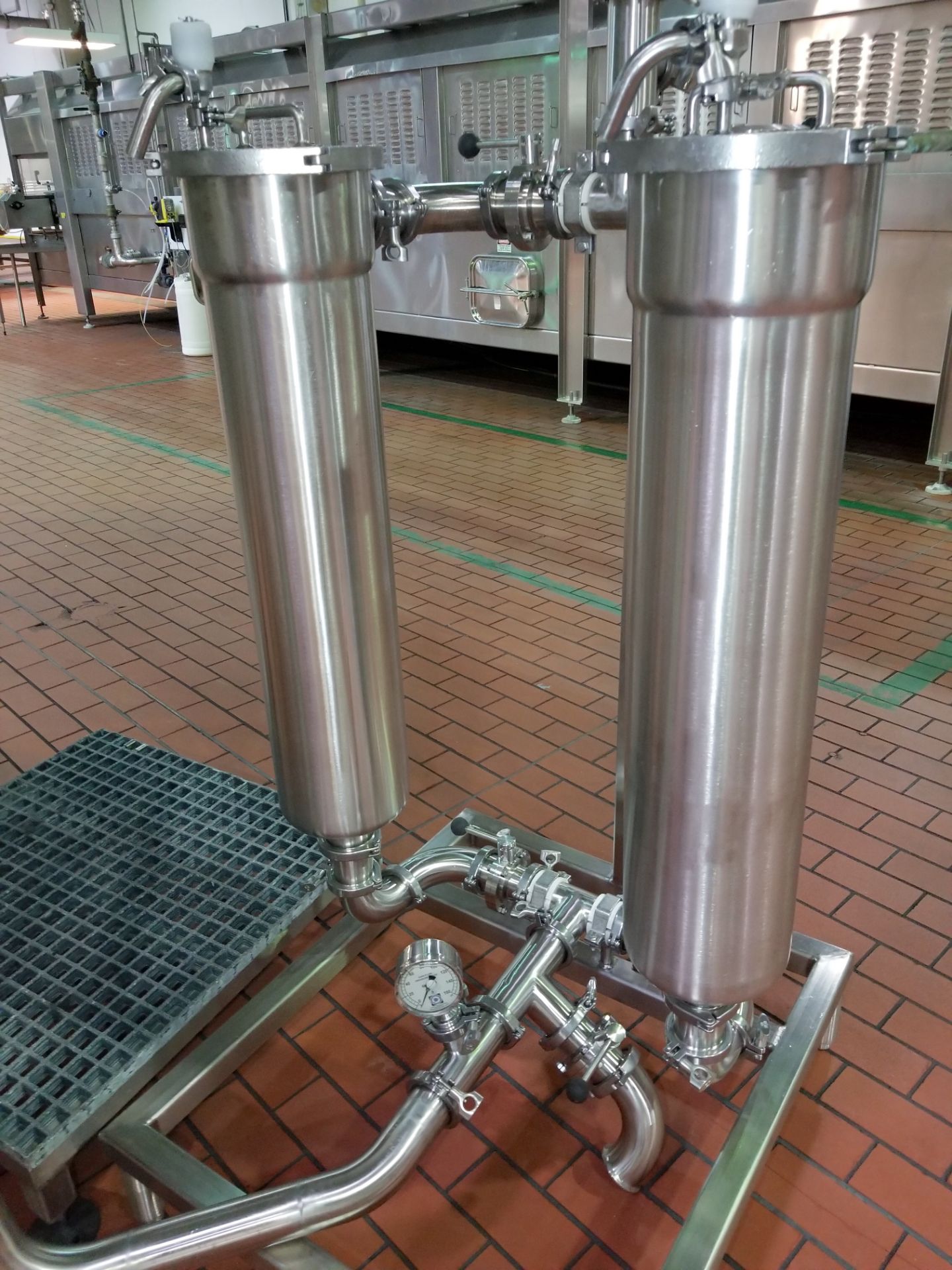 Dual Alfa Laval Filter Units on Stainless Steel Frame - Image 4 of 4