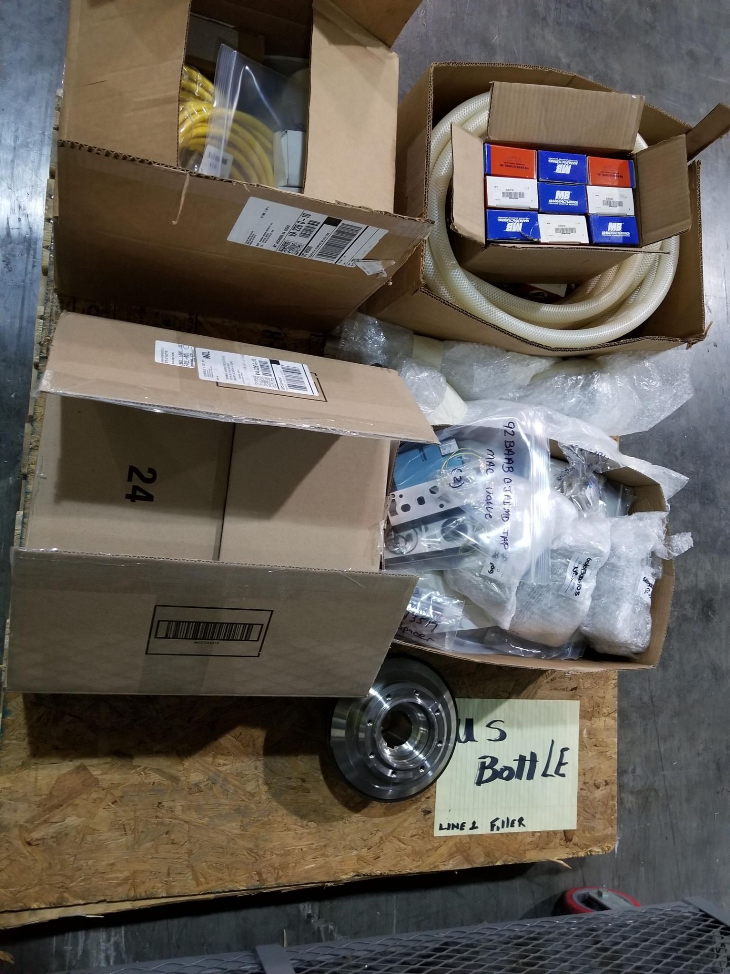 Pallet of Spare Parts - US Bottlers TriBlock