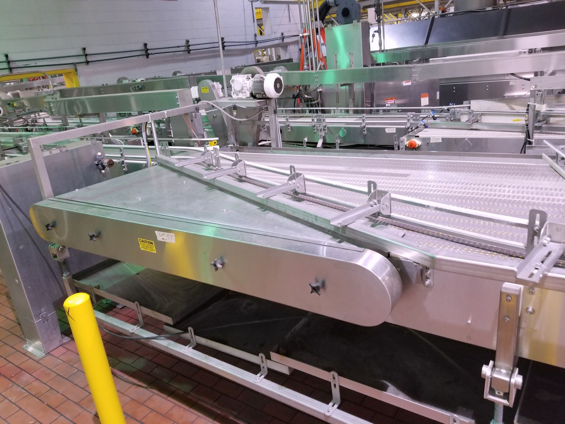 2007 Sentry Crossover Conveyor from 4.5 inch to Double 4.5 to Slow Down Module - Image 8 of 11