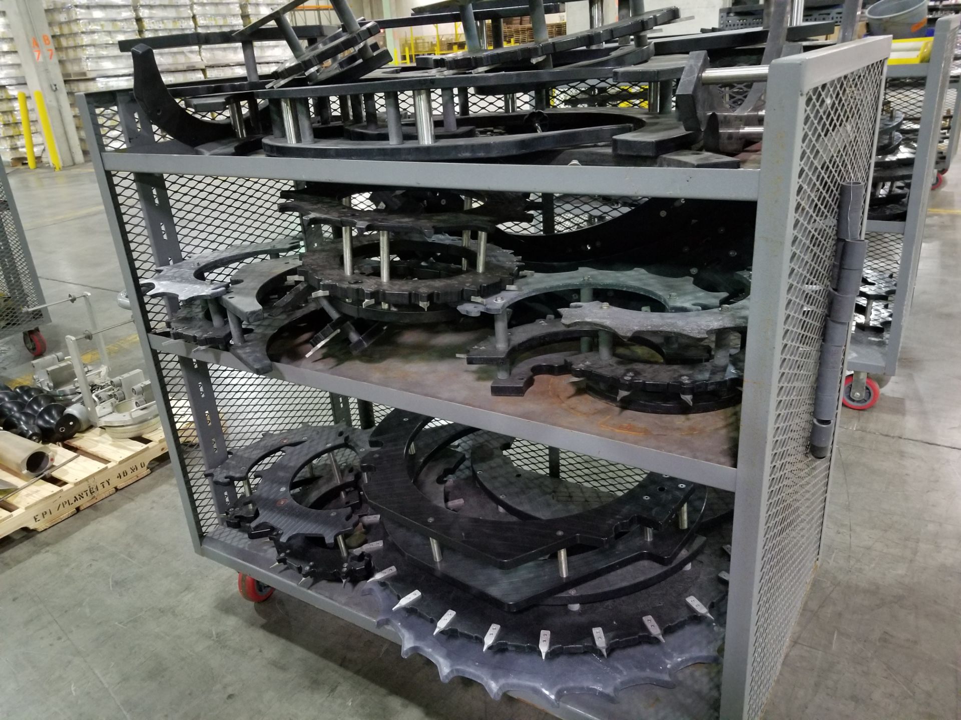 Rack of Change Parts - US Bottlers TriBlock