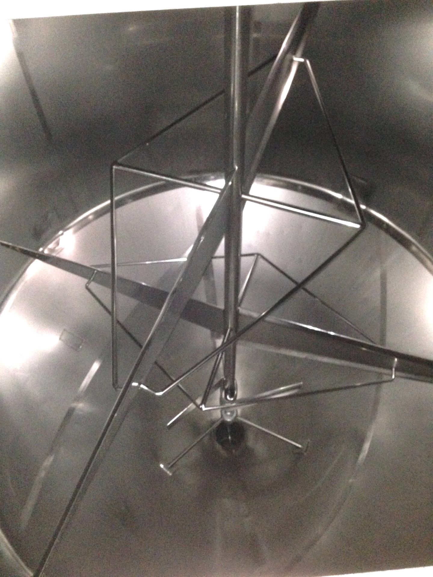 SFI 5000 Gallon Vertical Mixing Tanks Cone Bottom, Dome Top, Top Mounted Agitator - 5HP motor, - Image 3 of 6