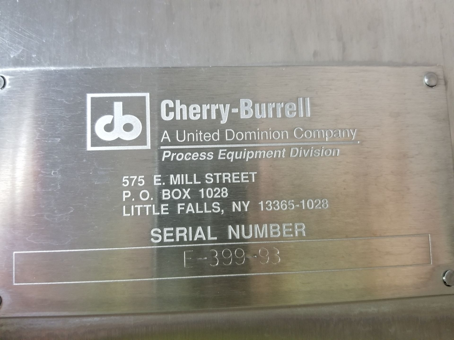Cherry Burrell 3600 Gallon Stainless Steel Mix Tank; Serial: E-399-93 Side Manway, Baffles - Image 5 of 9