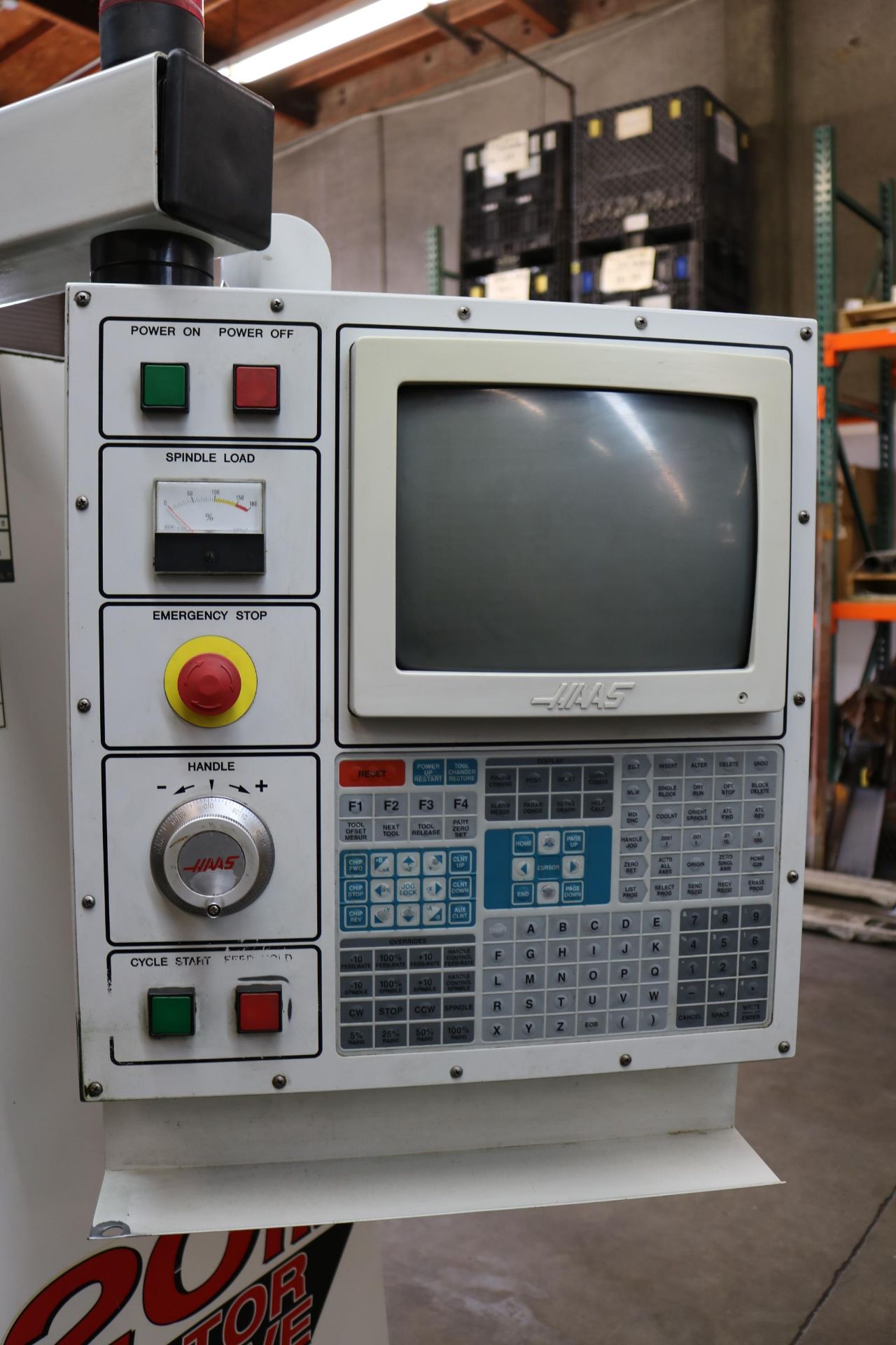 1999 HAAS VERTICAL MILL, MODEL VF-2, TRAVELS: 30" X 16" X 20", 36" X 14" TABLE, 10,000 RPM - Image 4 of 21