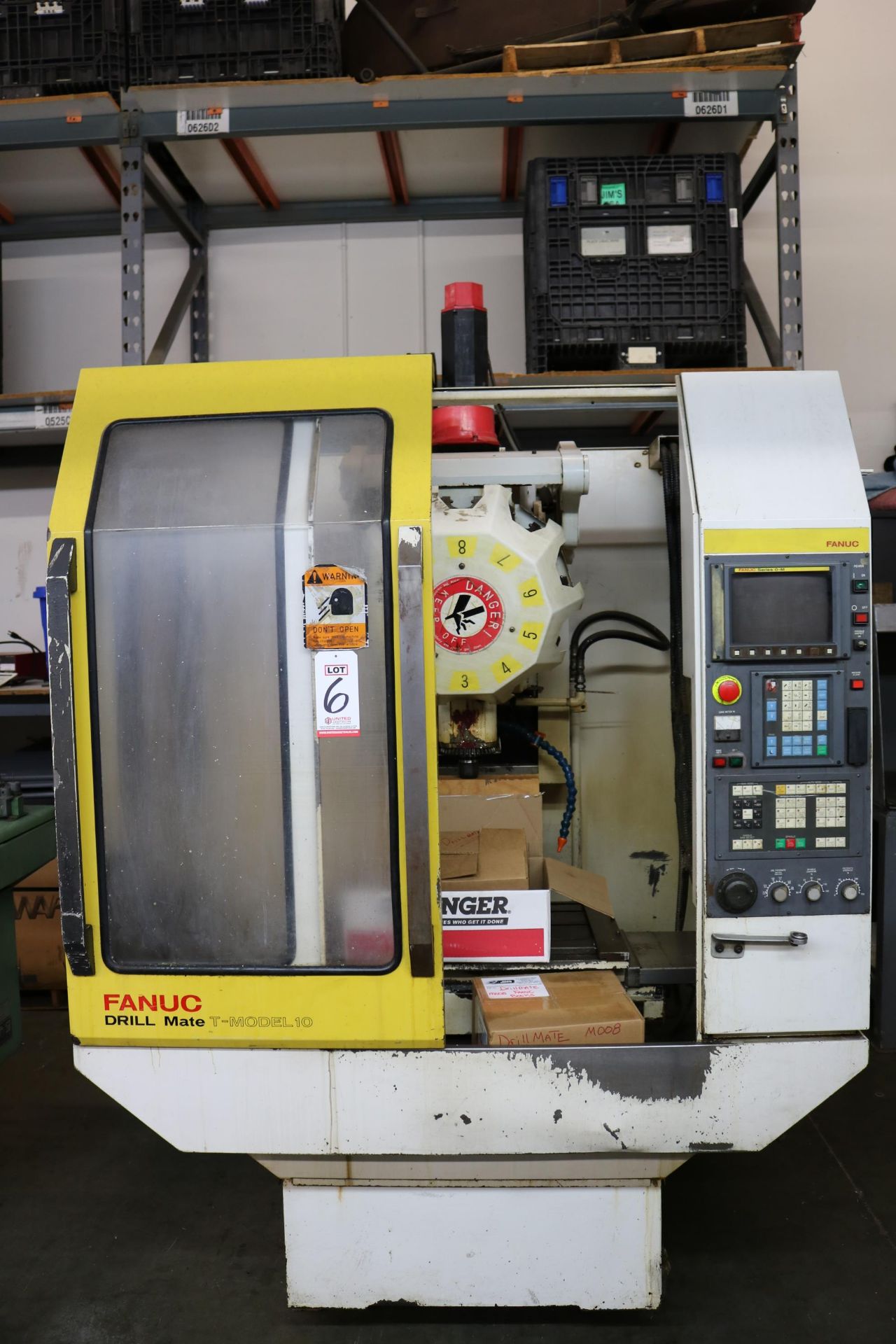 FANUC DRILL MATE CNC VERTICAL TAPPING CENTER, MODEL 10, TRAVELS: 19.6" X 14.9" X 12.9", 36" X 14" - Image 2 of 11