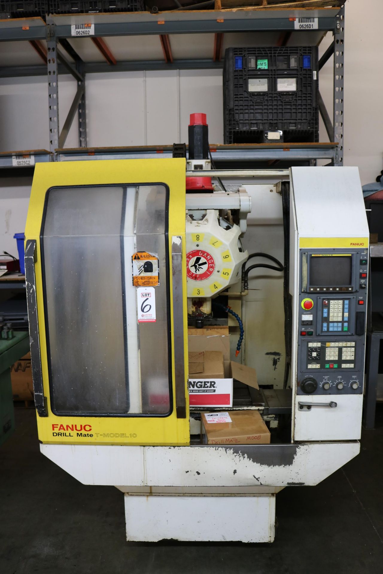 FANUC DRILL MATE CNC VERTICAL TAPPING CENTER, MODEL 10, TRAVELS: 19.6" X 14.9" X 12.9", 36" X 14"