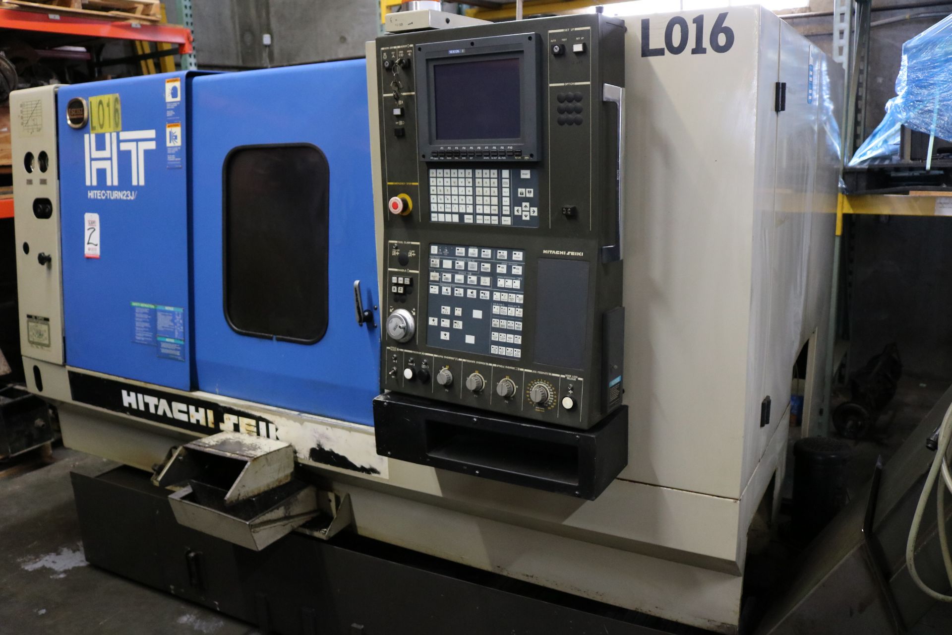 1999 HITACHI SEIKI CNC TURNING CENTER, MODEL HT23J, SEICOS J CNC CONTROL, 8" CHUCK, 4,500 RPM, 2. - Image 4 of 26