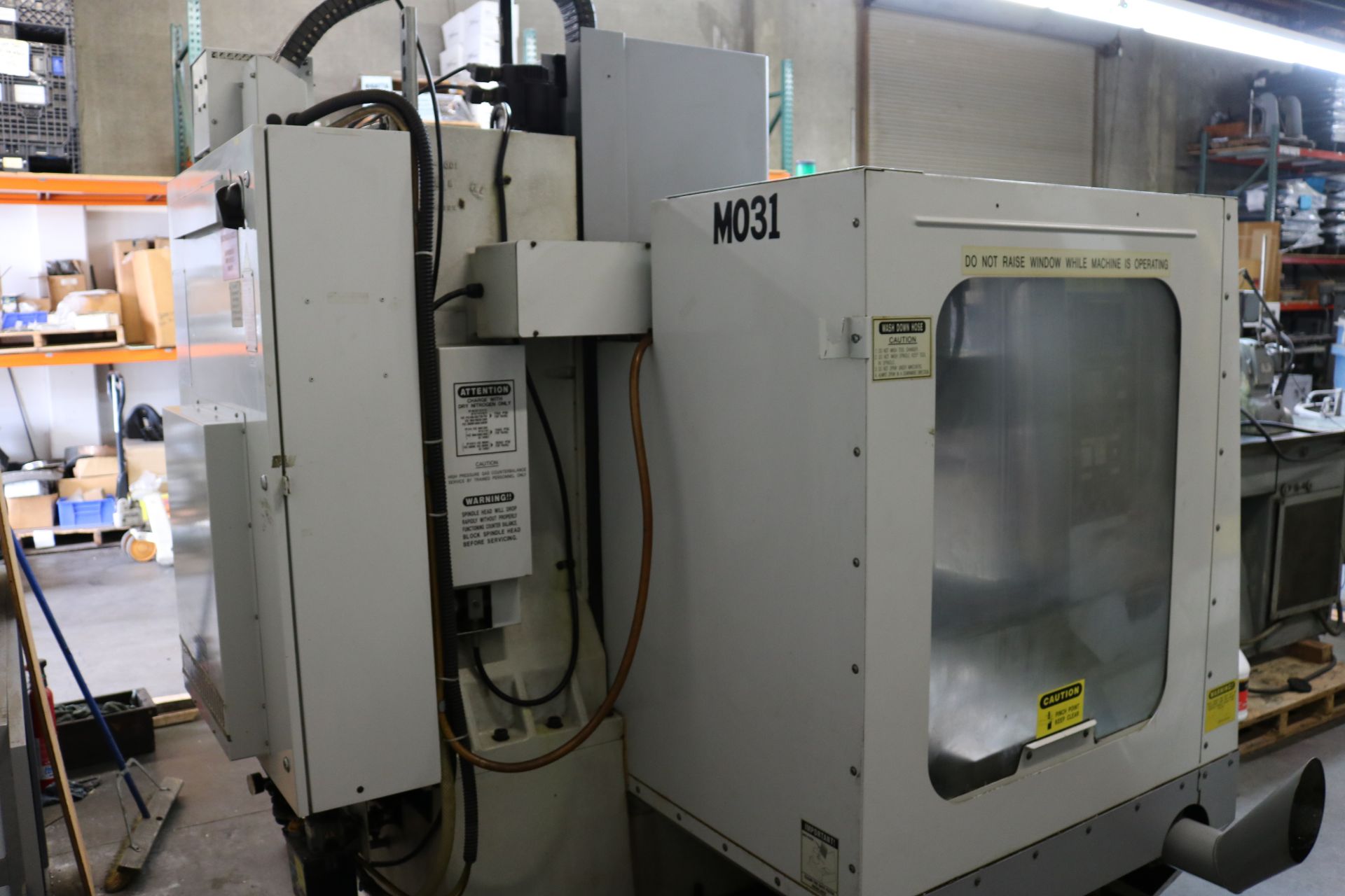 1999 HAAS VERTICAL MILL, MODEL VF-2, TRAVELS: 30" X 16" X 20", 36" X 14" TABLE, 10,000 RPM - Image 19 of 21