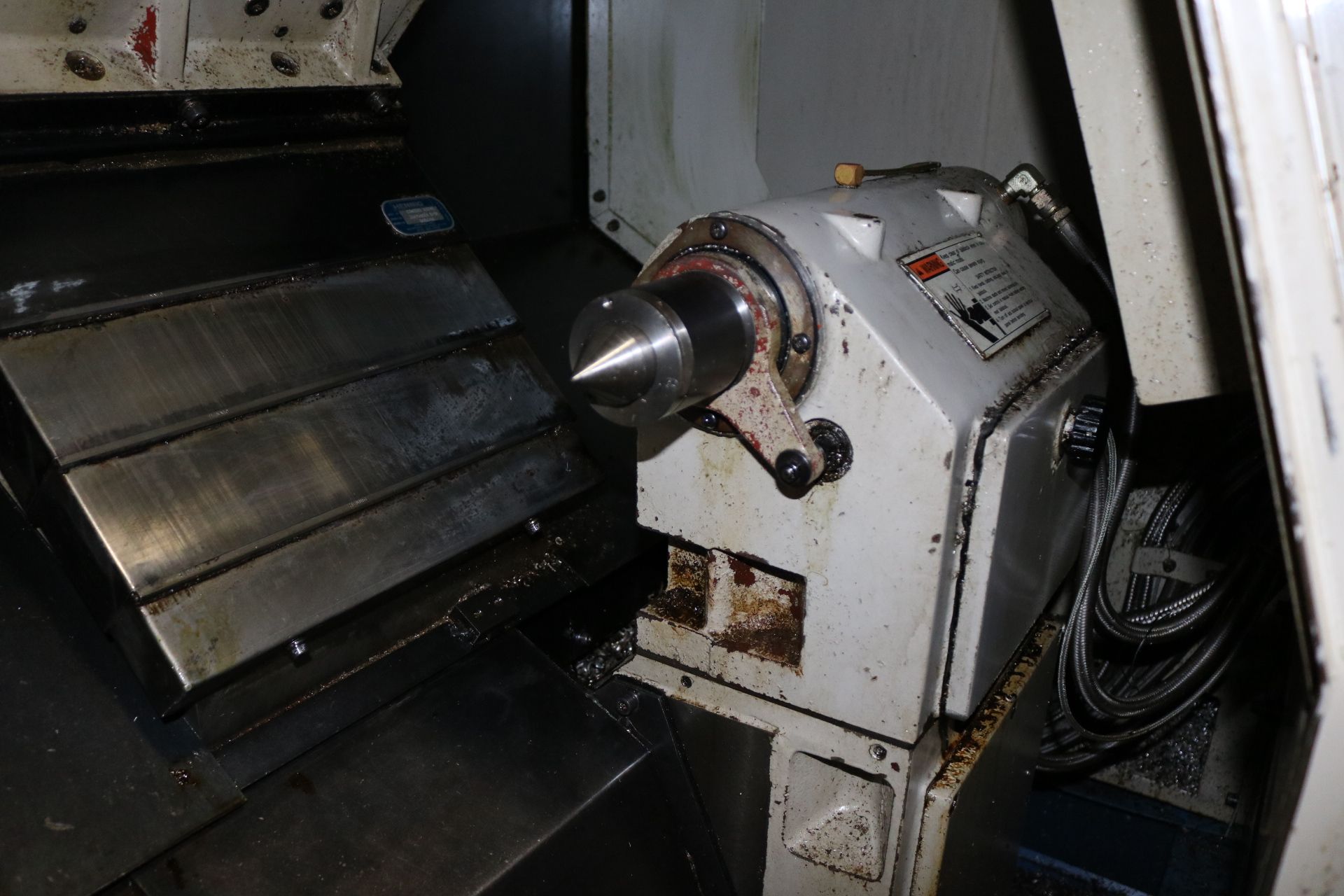 MAZAK SUPER QUICK TURN 18M UNIVERSAL CNC TURNING CENTER, MAZATROL T32-3 CNC CONTROL, 10" CHUCK, 12 - Image 6 of 8