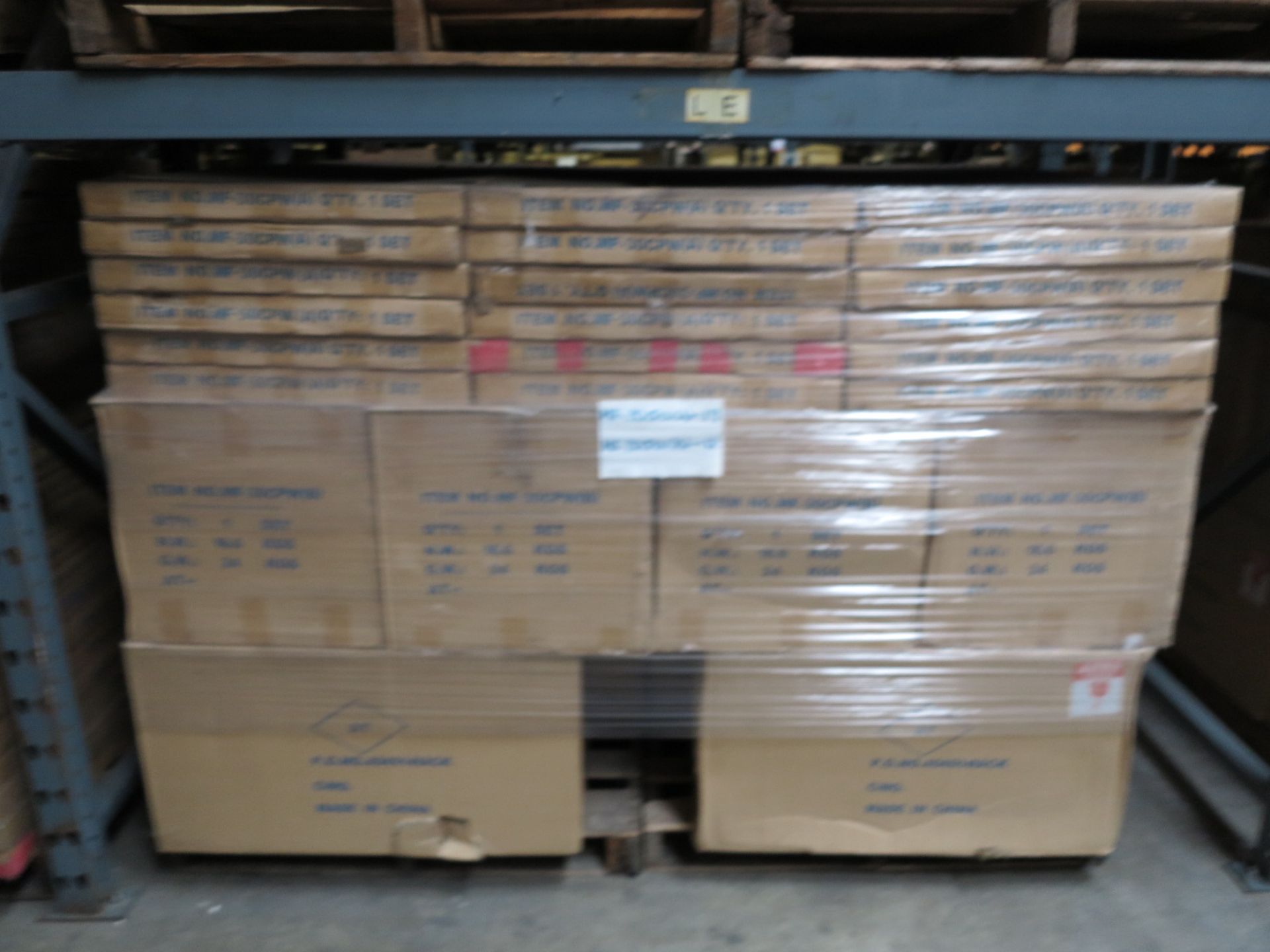 LOT - CONTENTS OF (3) SECTIONS OF PALLET RACK TO INCLUDE: ITEM # 50679, 5FT L. STARTER SET 82" - Image 4 of 12