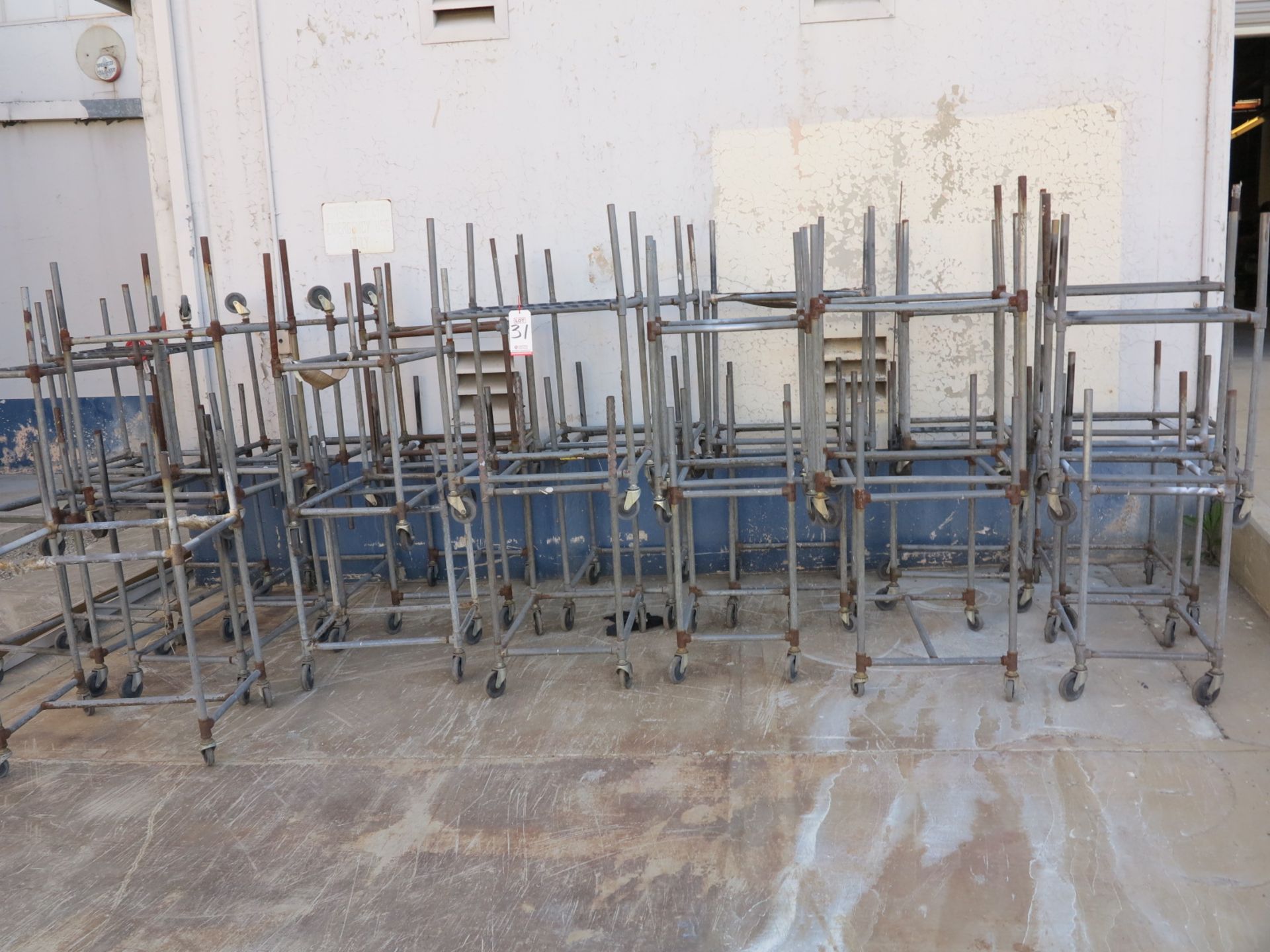 LOT - STEEL PIPE CARTS