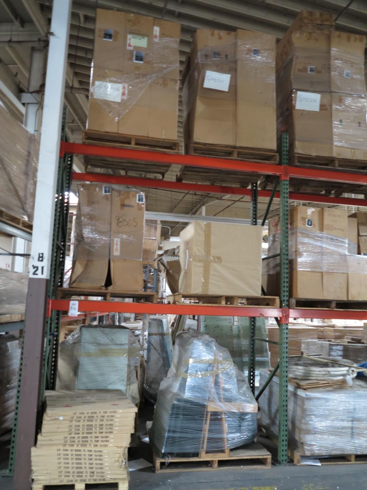 LOT - CONTENTS OF (2) SECTIONS OF PALLET RACK TO INCLUDE: ITEM #98503, COUNTER TOP DISPLAY UNITS; IT