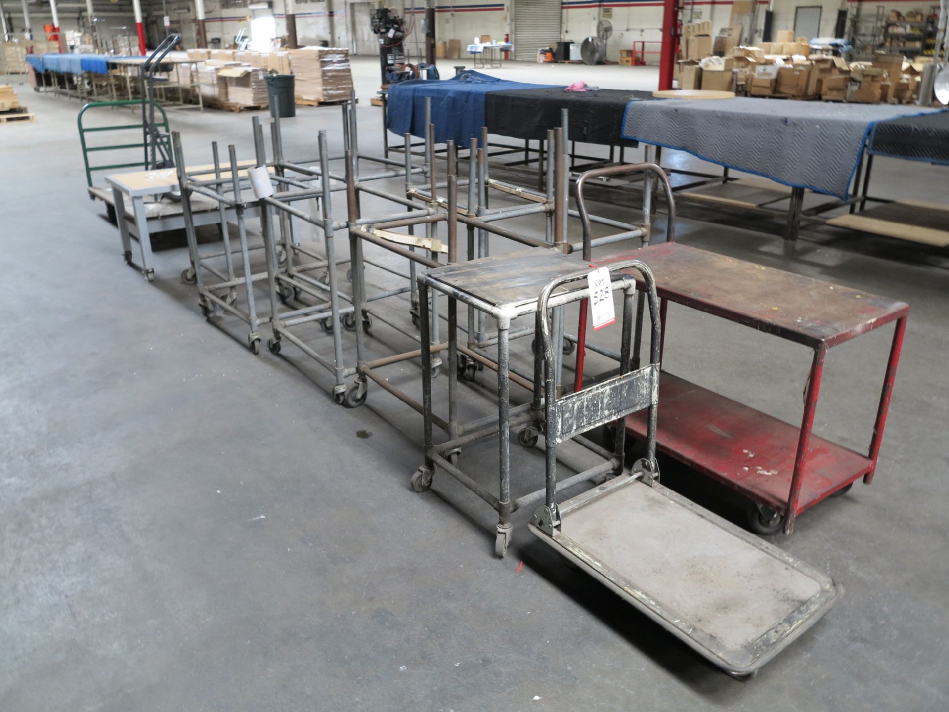 LOT - ASSORTMENT OF SHOP CARTS