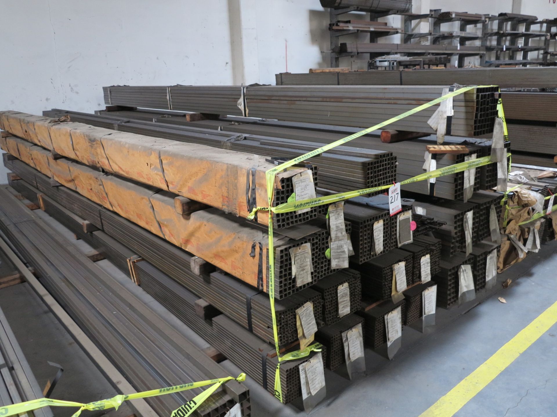 LOT - LARGE QUANTITY OF VARIOUS STEEL TUBE MATERIAL IN 20' LENGTHS - Image 2 of 2