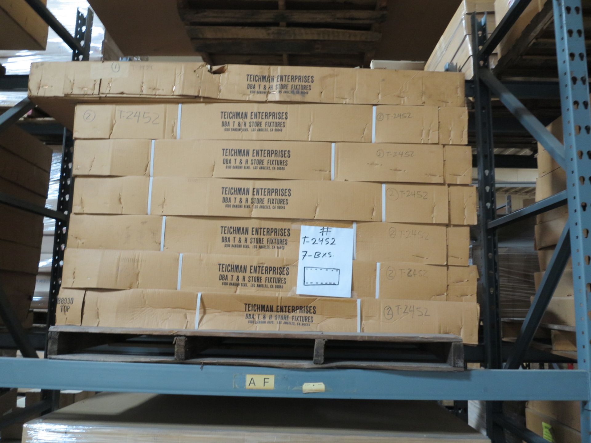 LOT - CONTENTS OF (2) SECTIONS OF PALLET RACK TO INCLUDE: ITEM # 86924, 1 X 2 FRAMES; ITEM # - Bild 7 aus 8