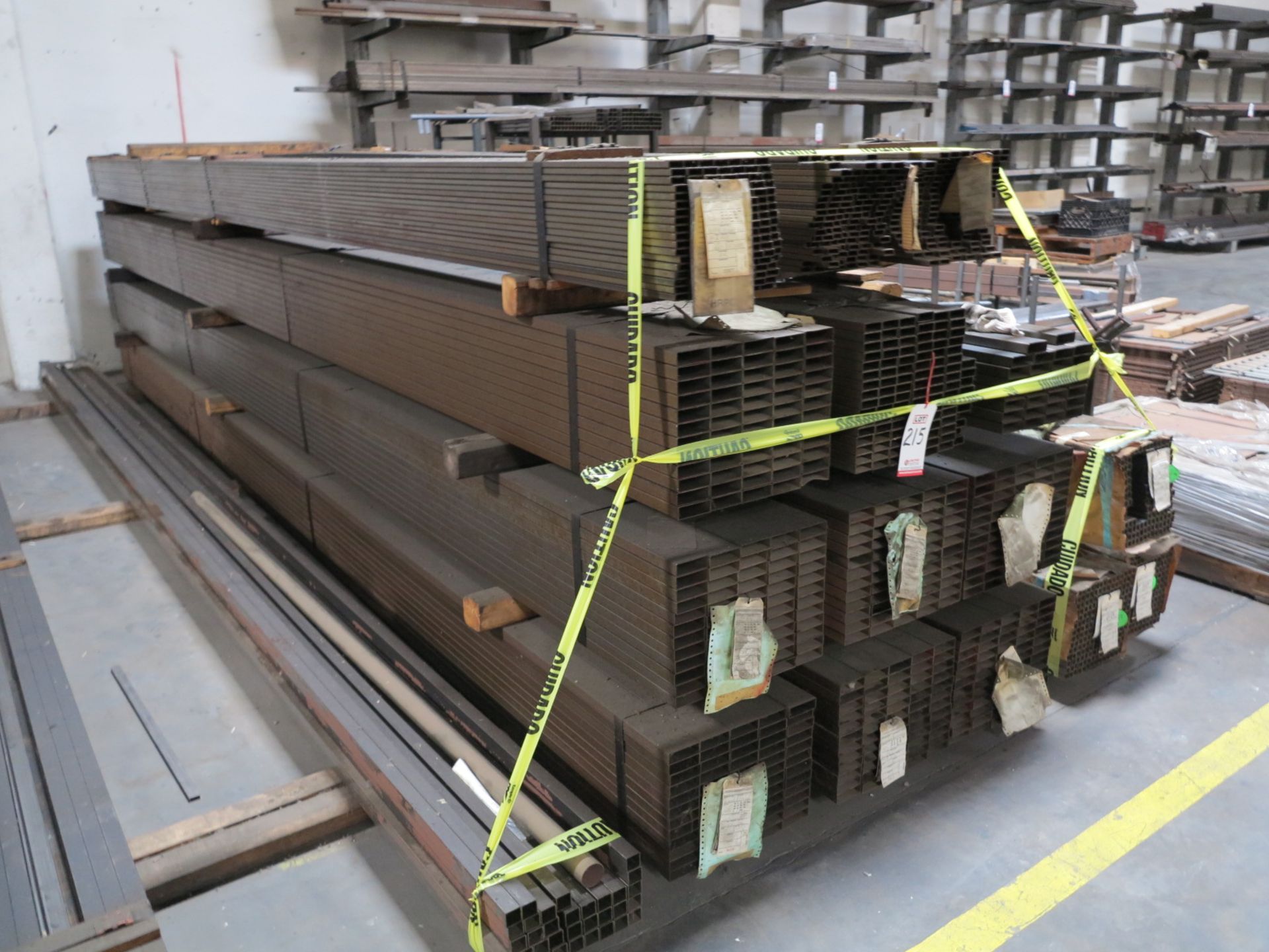 LOT - LARGE QUANTITY OF VARIOUS STEEL TUBE MATERIAL IN 20' LENGTHS - Image 2 of 2