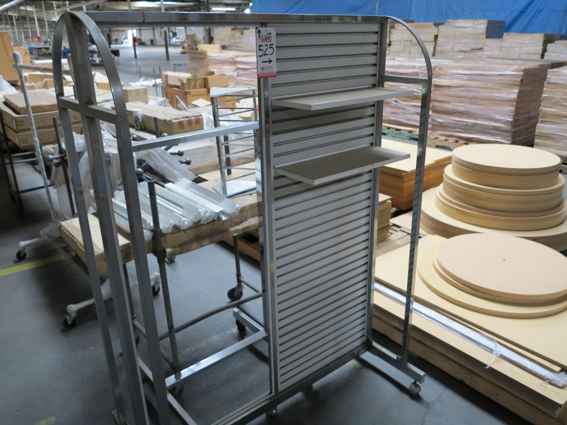 LOT - APPROX. (29) PALLETS ON FLOOR TO INCLUDE: ITEM #45427, WALL MOUNTING MIRROR, SATIN NICKEL FINI - Bild 7 aus 8