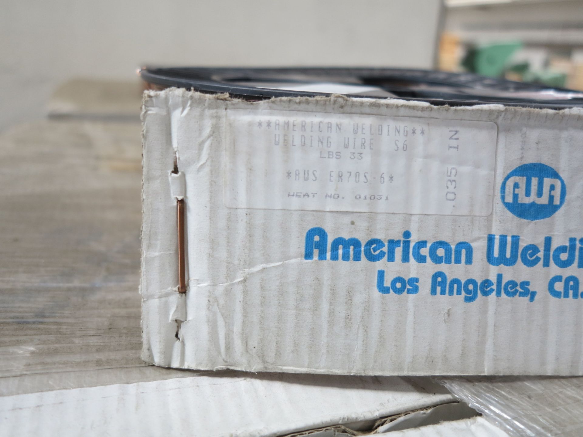 LOT - PALLET OF AMERICAN WELDING WIRE, S6, DIA. .035", 84 BOXES - Image 2 of 2