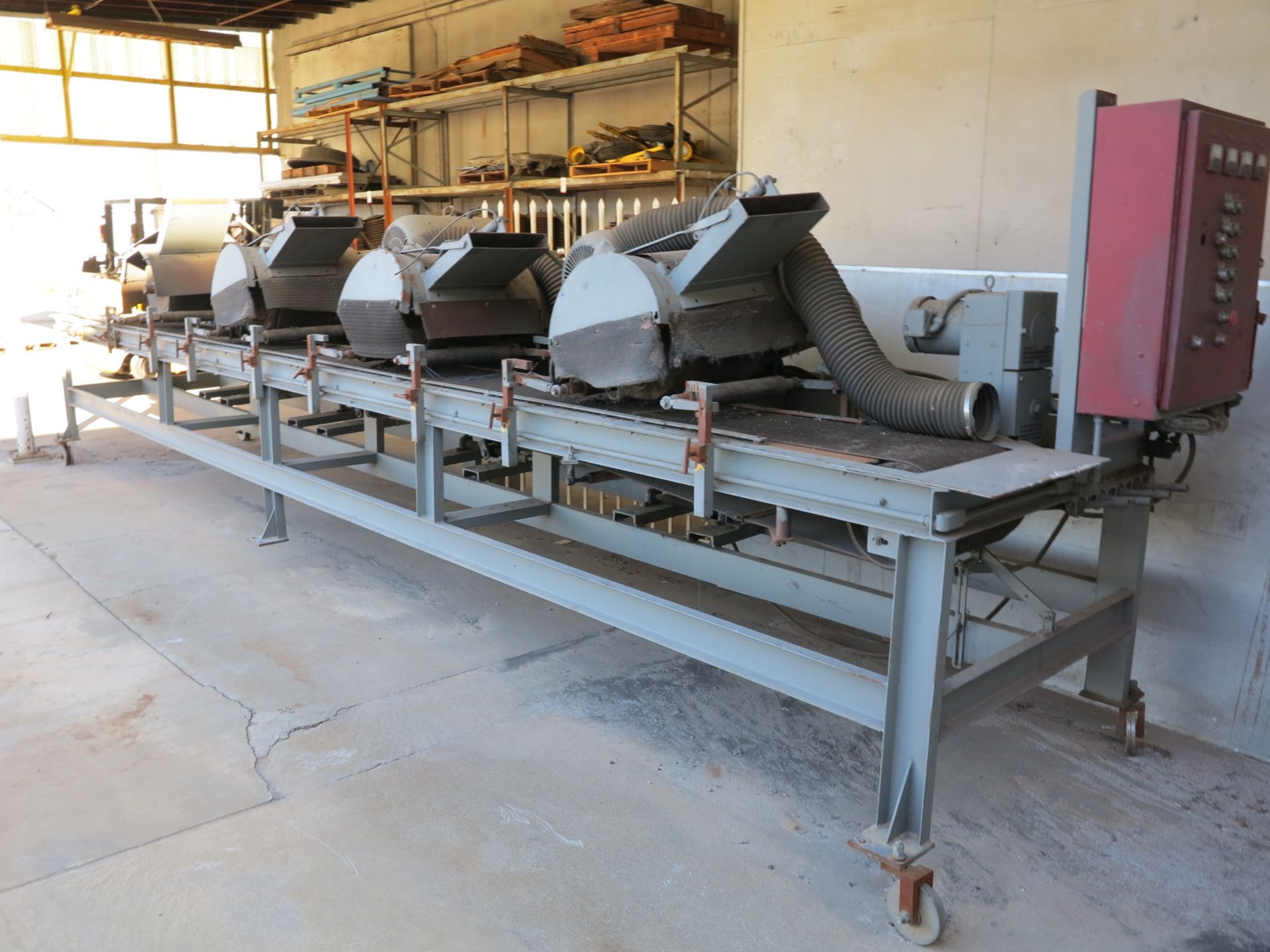 CONVEYOR POLISHING APPARATUS, 25' LONG X 5'