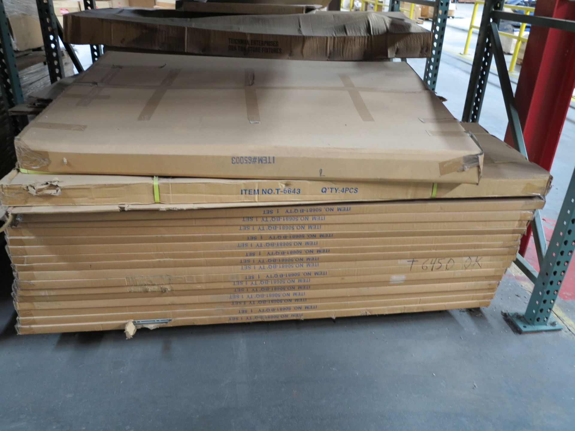LOT - CONTENTS OF (2) SECTIONS OF PALLET RACK TO INCLUDE: ITEM # 50635, 5' STARTER SET 72" HIGH F - Bild 3 aus 8