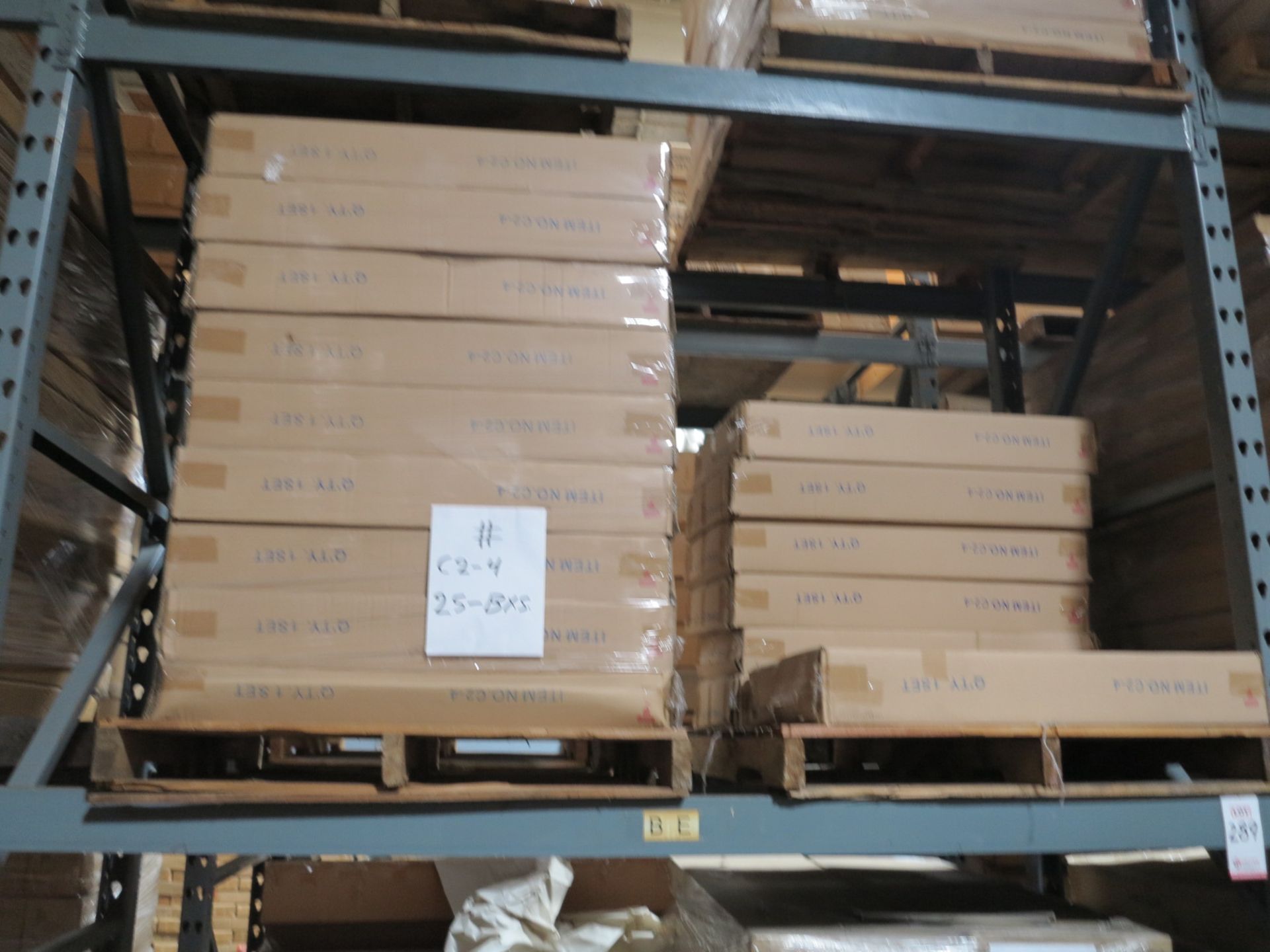 LOT - CONTENTS OF (3) SECTIONS OF PALLET RACK TO INCLUDE: ITEM # 10126, 2 WAY W (2) 16" STR. ARMS, - Bild 5 aus 12