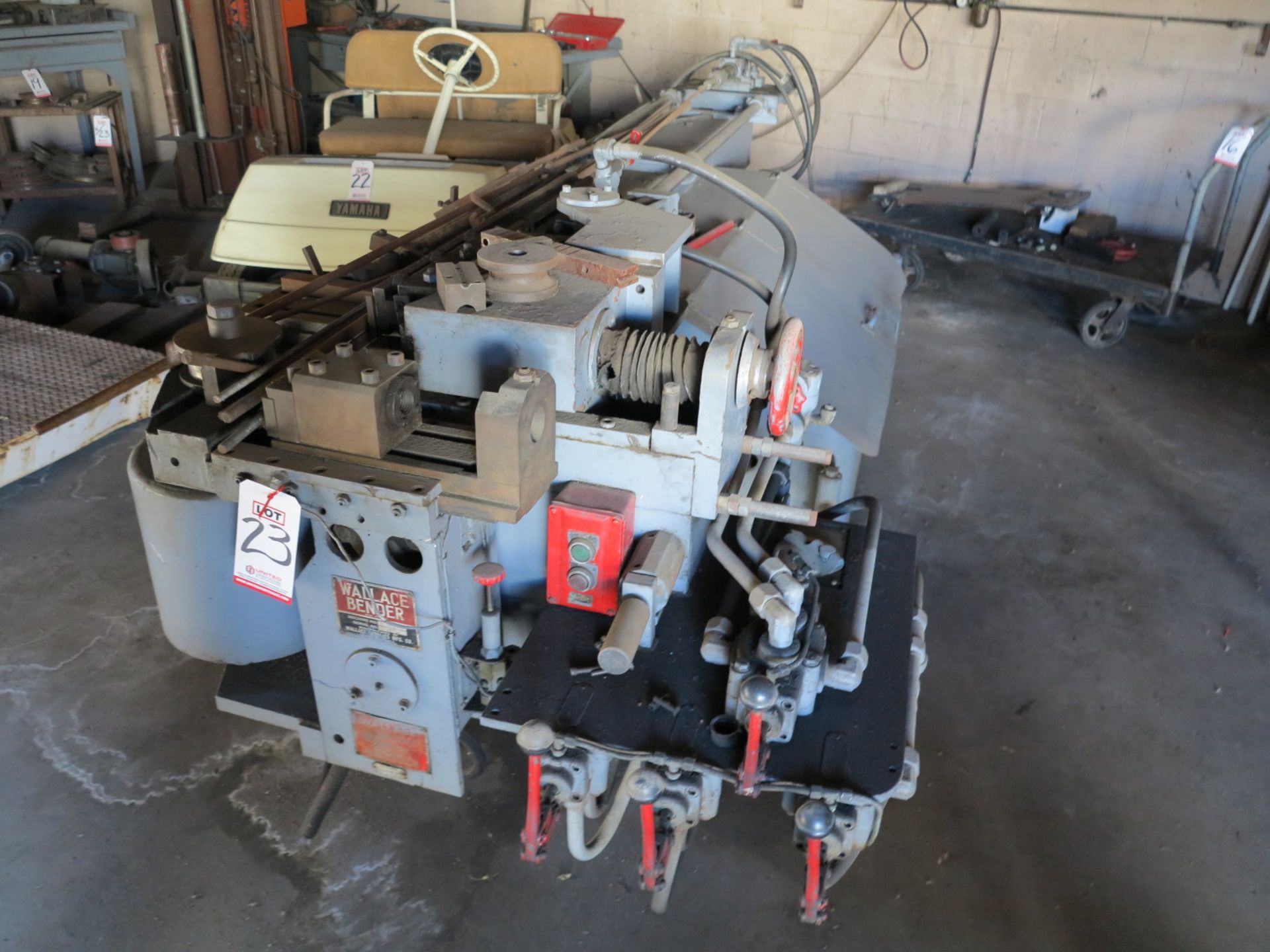 WALLACE BENDER POWER BENDING MACHINE, MACHINE NO. 500-1, S/N 4059 - Image 2 of 3