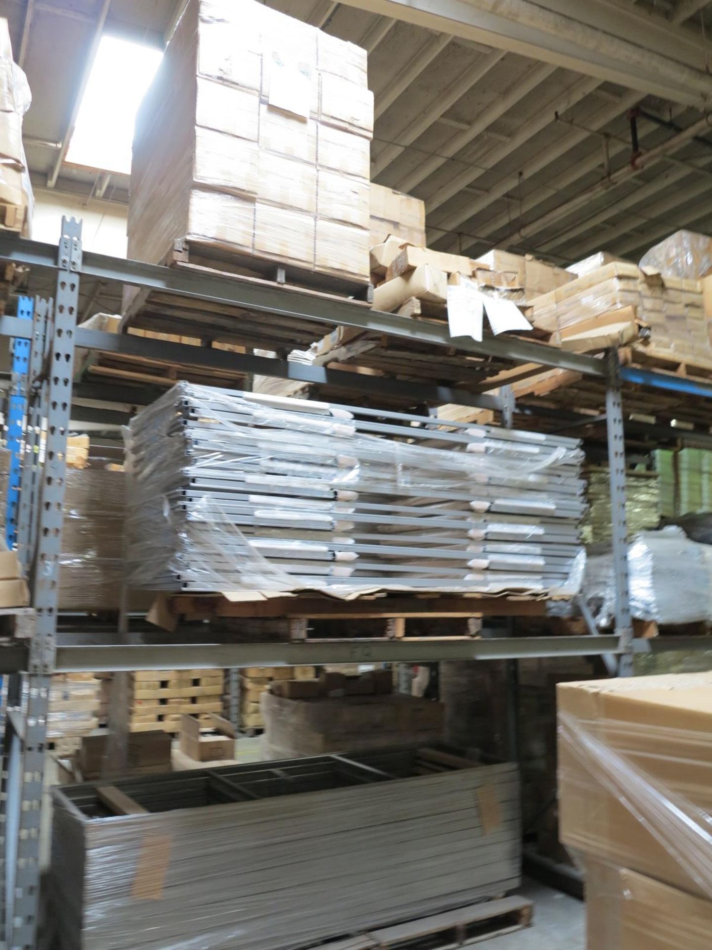 LOT - CONTENTS OF (3) SECTIONS OF PALLET RACK TO INCLUDE: ITEM # 98166, 3 TIER STAND (C213), - Image 2 of 12