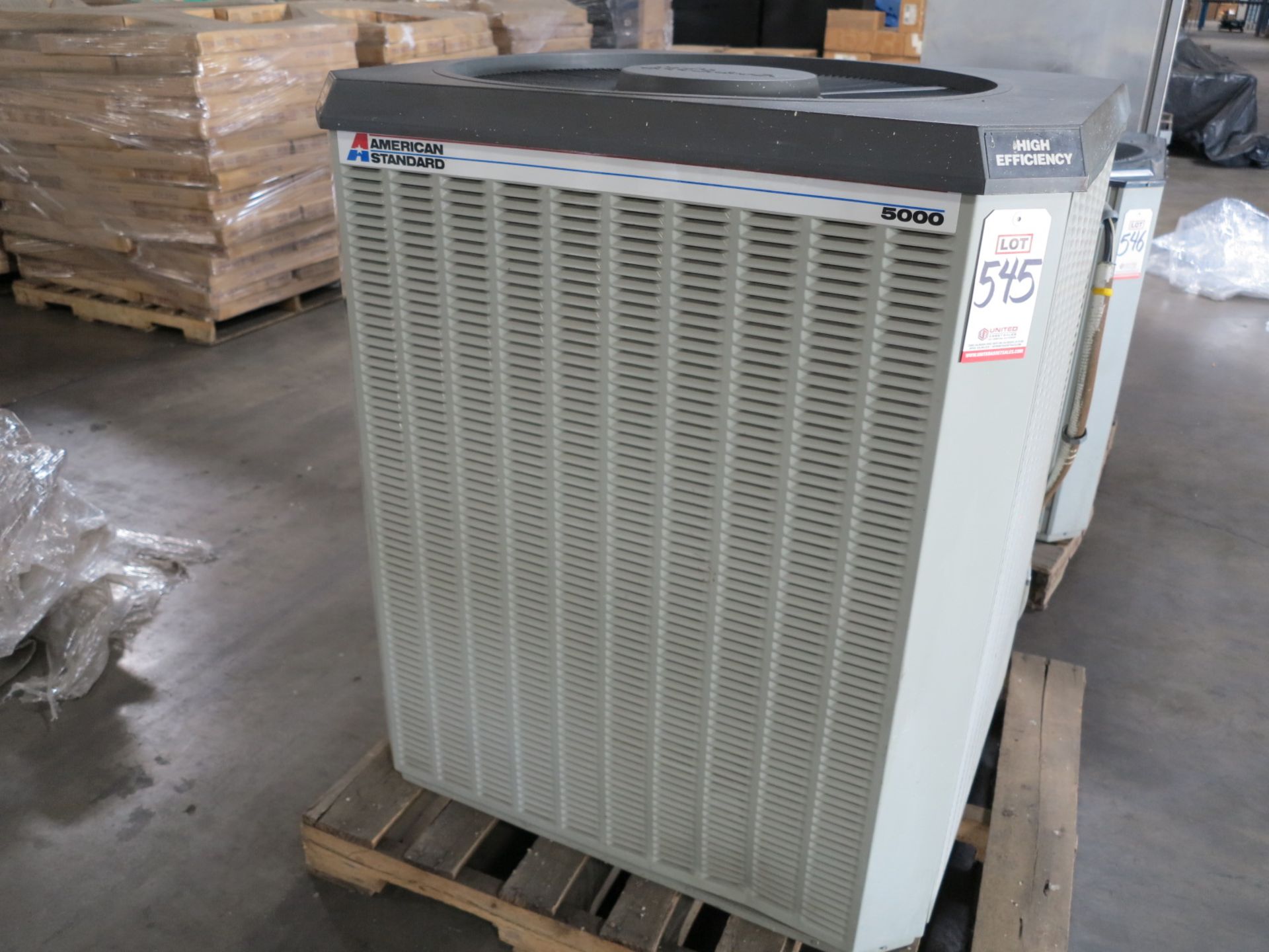 AMERICAN STANDARD AIR CONDITIONER, MODEL ATX060C100A0, S/N G02256224