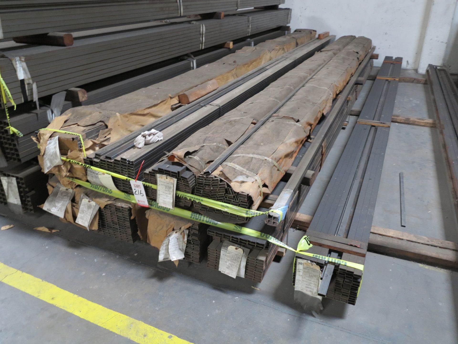 LOT - LARGE QUANTITY OF VARIOUS STEEL TUBE MATERIAL IN 20' LENGTHS - Image 2 of 2