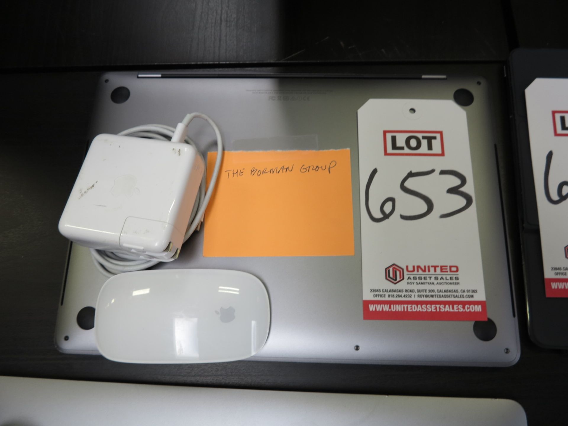 APPLE MACBOOK PRO, W/ POWER PACK AND MOUSE