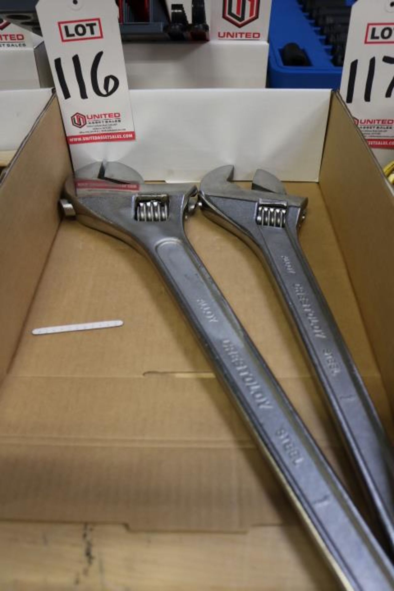 LOT - CRESCENT 24" AND 18" ADJUSTABLE WRENCHES