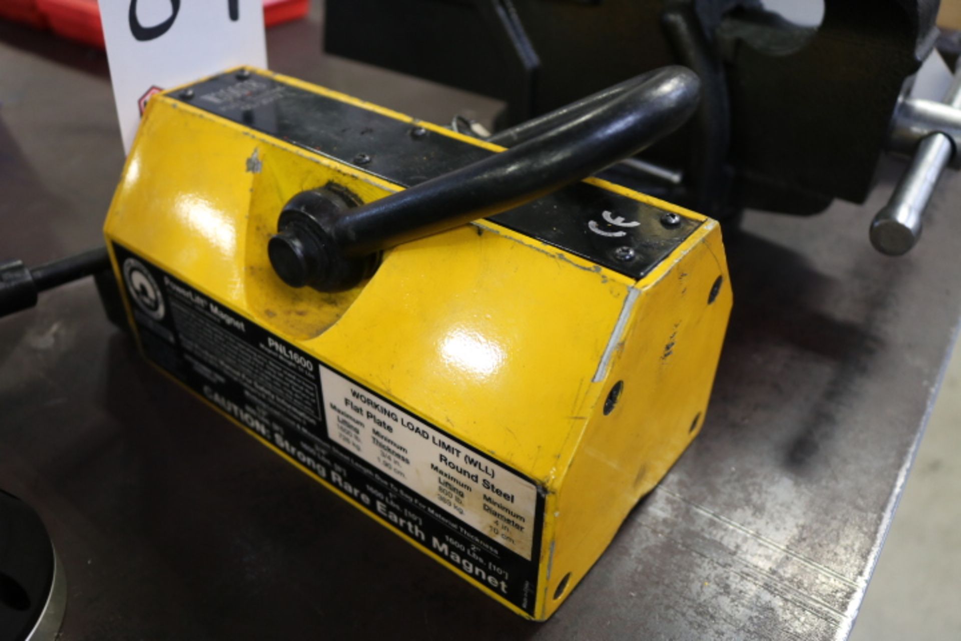 INDUSTRIAL MAGNETICS INC. POWERLIFT MAGNET, MODEL PNL1600