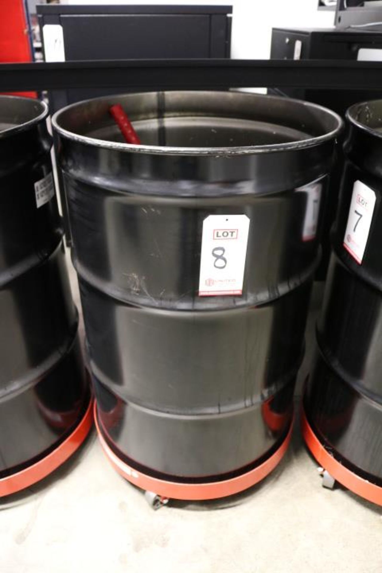 55 GALLON DRUM, W/ DOLLY