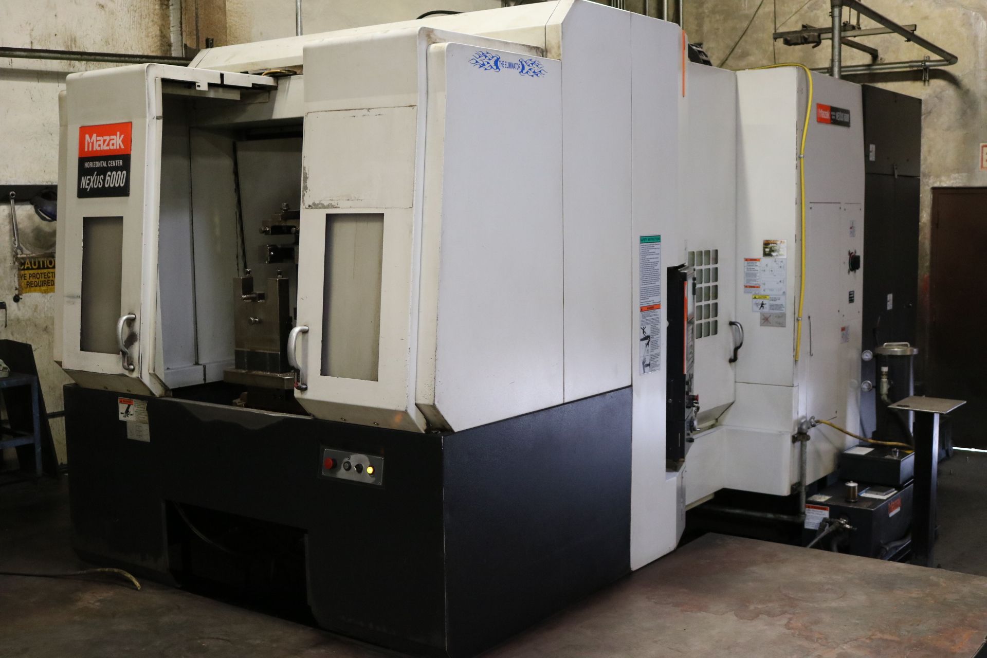 2005 MAZAK HCN-6000, MAZATROL FUSION 640M NEXUS CNC CONTROL, PALLET SIZE: 19.68" X 19.68",