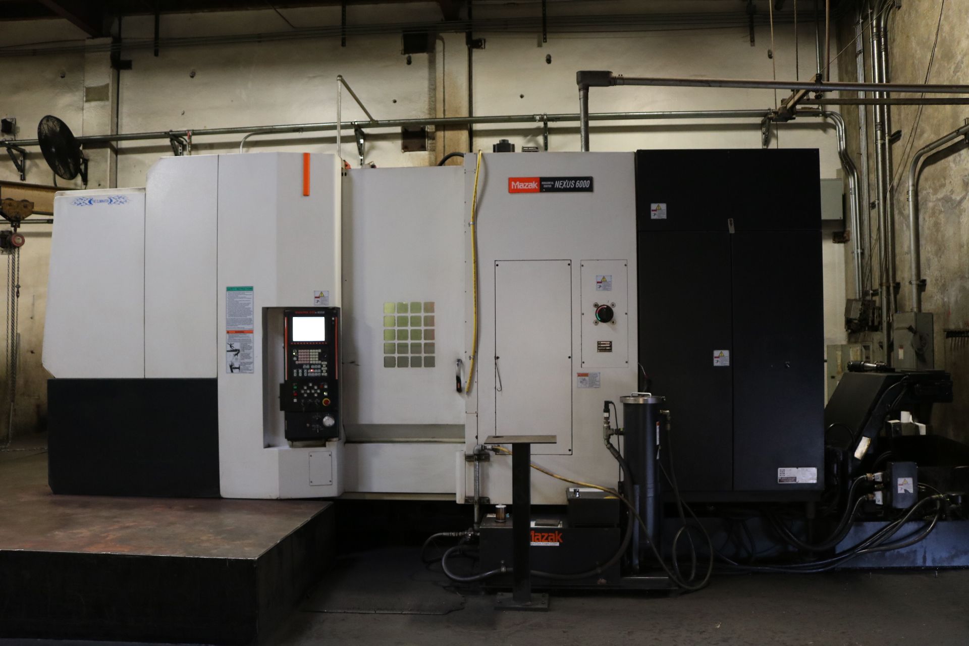 2005 MAZAK HCN-6000, MAZATROL FUSION 640M NEXUS CNC CONTROL, PALLET SIZE: 19.68" X 19.68", - Image 3 of 12