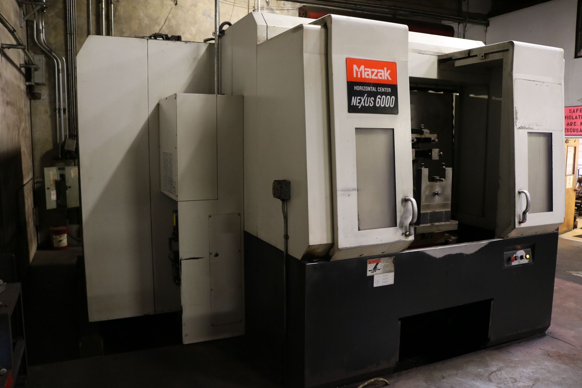 2005 MAZAK HCN-6000, MAZATROL FUSION 640M NEXUS CNC CONTROL, PALLET SIZE: 19.68" X 19.68", - Bild 4 aus 12