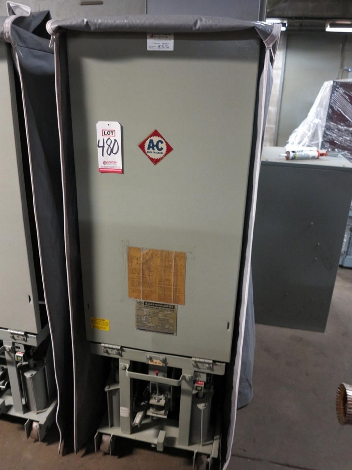 ALLIS CHALMERS CIRCUIT BREAKER, TYPE MA-250A-1, 4160 V, 1200 A