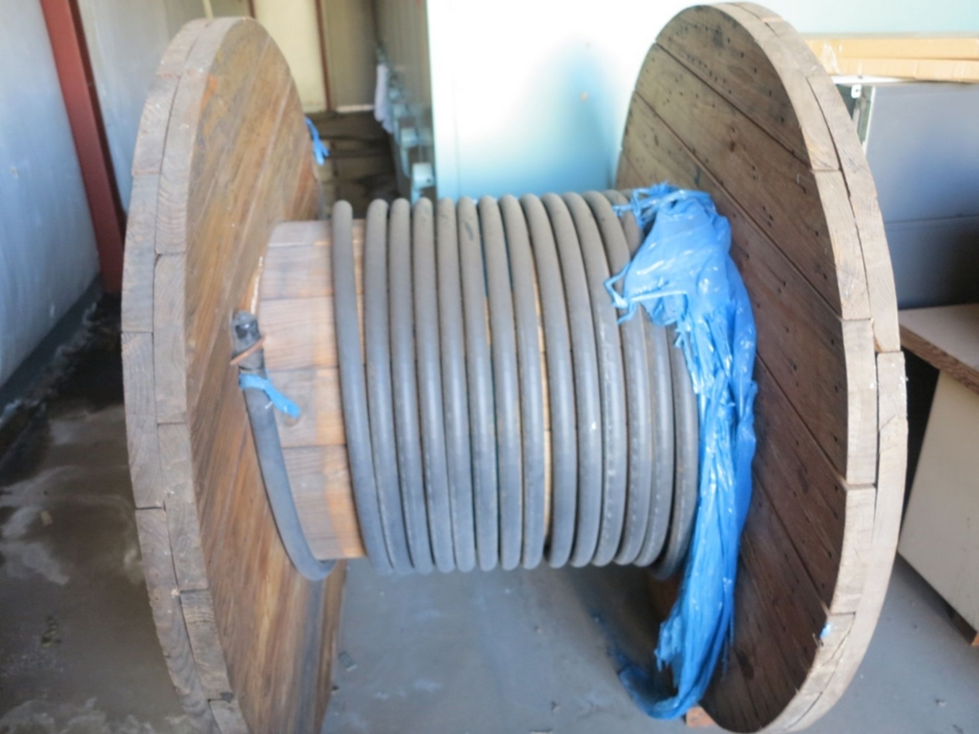 LOT - (4) SPOOLS OF HIGH VOLTAGE ELECTRIC CABLE - Image 3 of 3