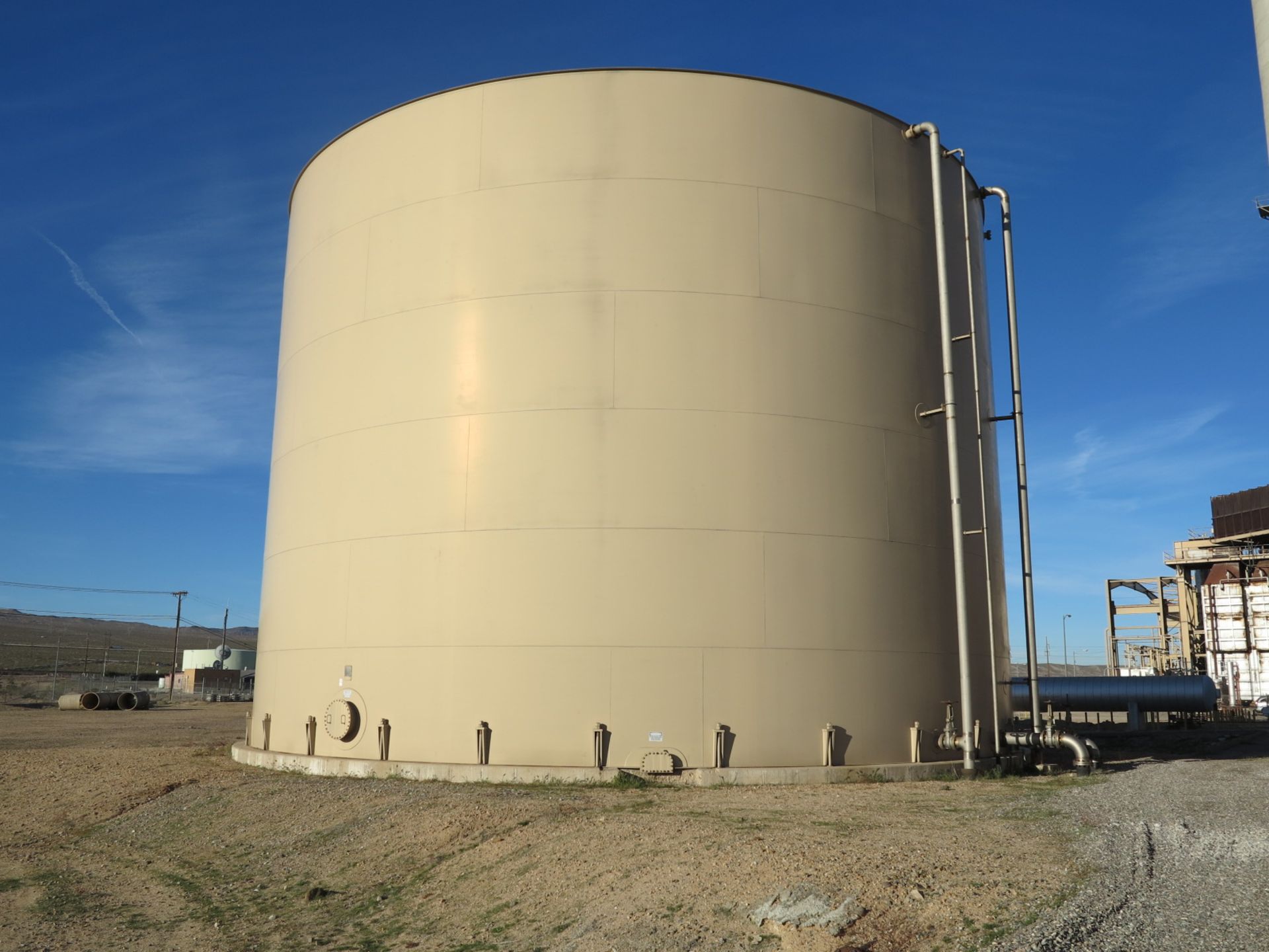 COMMON TANK, 67' DIA X 48' HT, HALF FULL OF DEMINERALIZED WATER